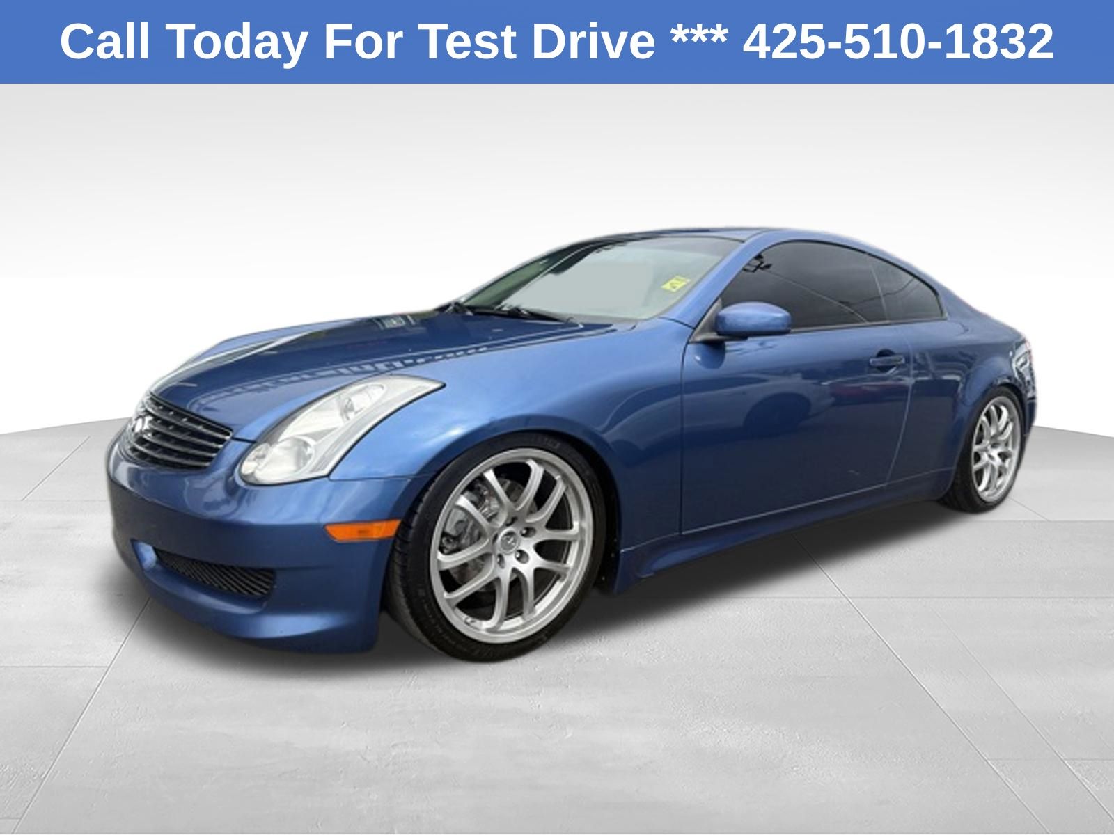 Athens Blue 2006 INFINITI G35 Coupe Rear-Wheel Drive 5-Speed Automatic Overdrive