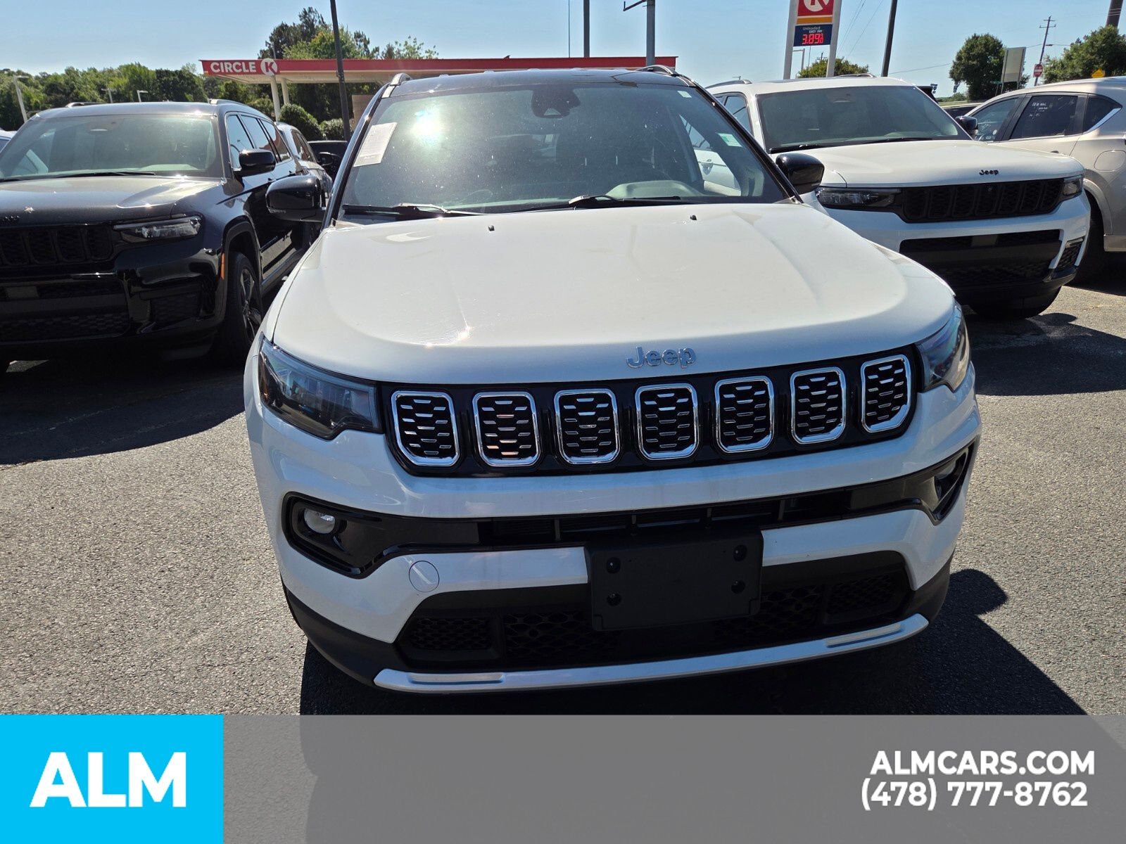 Used 2025 Bright White Clearcoat Jeep Limited image 19
