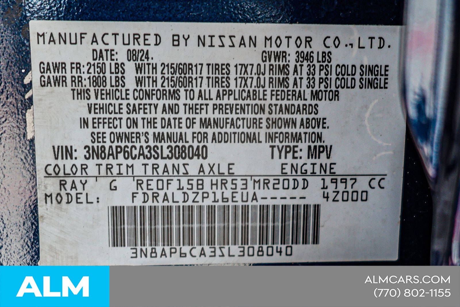 Used 2025 Blue Nissan SV image 47