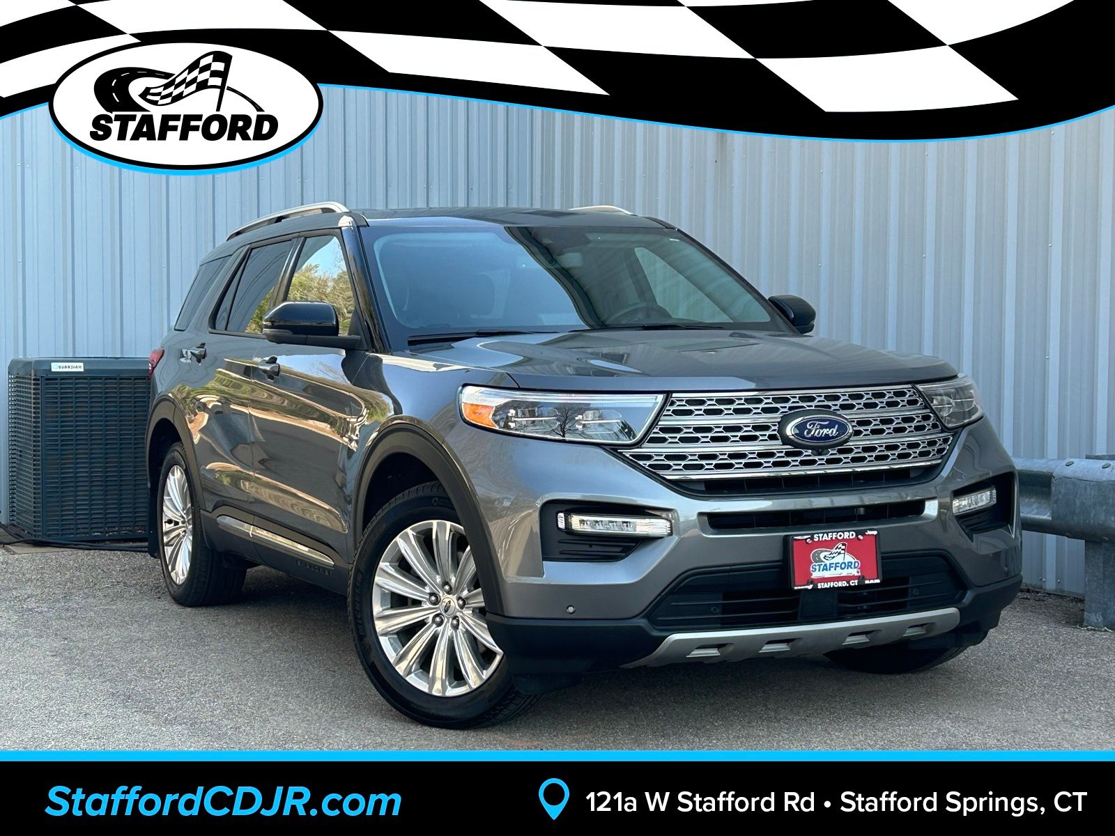Gray Metallic 2023 Ford Explorer SUV / Crossover All-Wheel Drive Automatic