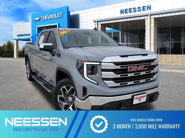 Gray 2024 GMC Sierra 1500 SLE Crew Cab RWD Pickup Truck 4X2 Automatic