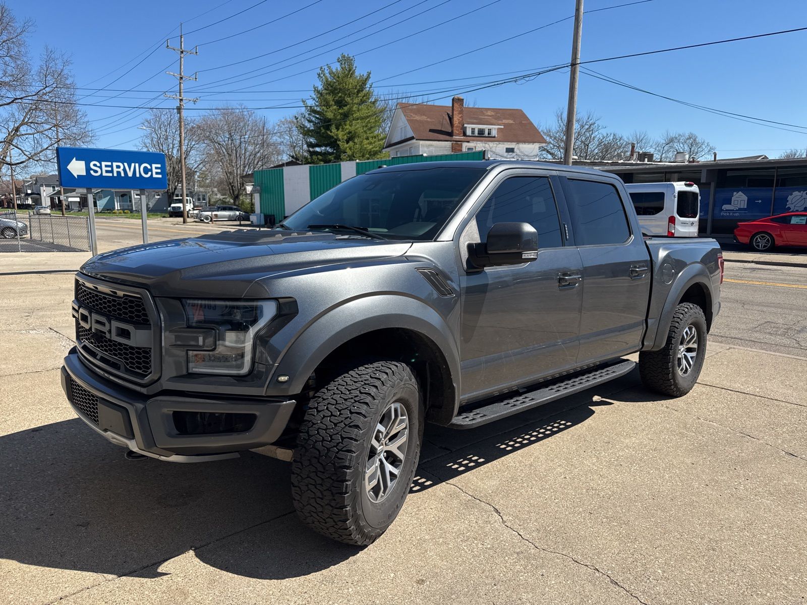 Gray (Magnetic) 2018 Ford F-150 Raptor SuperCrew 4WD Pickup Truck Four-Wheel Drive Automatic