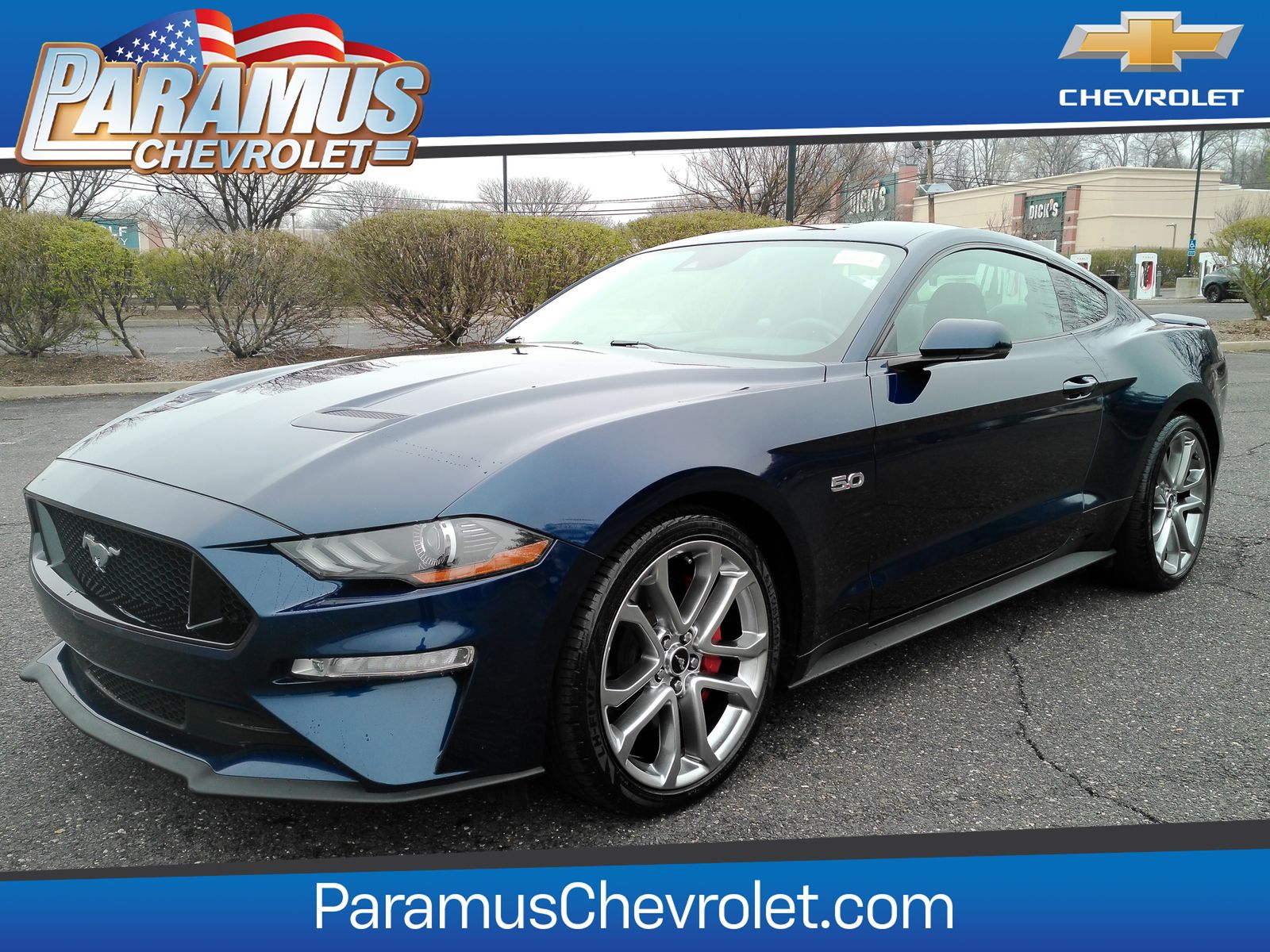 Kona Blue 2018 Ford Mustang GT Premium Coupe RWD Coupe Rear-Wheel Drive Automatic