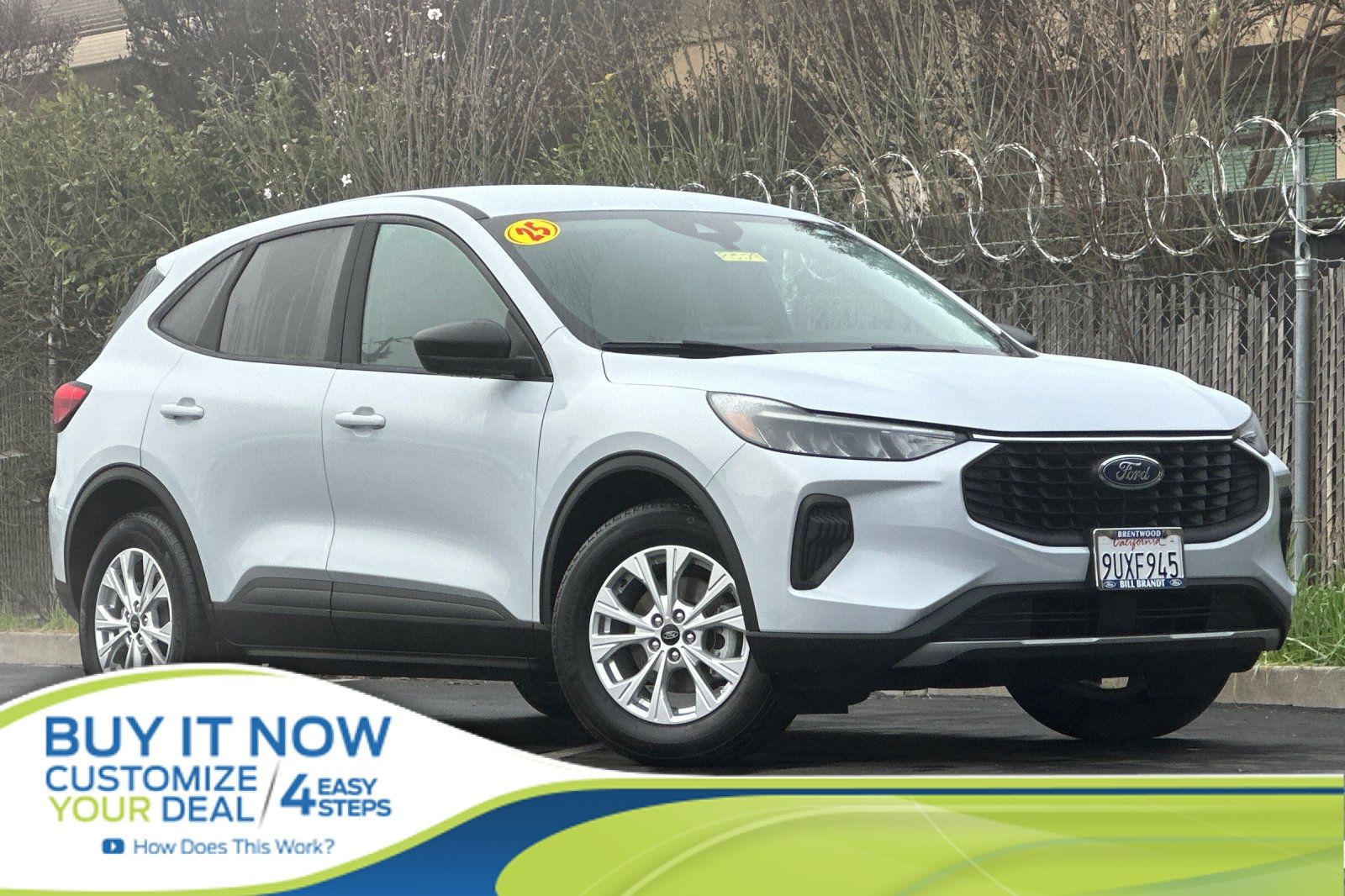 Space Silver Metallic 2025 Ford Escape Active FWD SUV / Crossover Front-Wheel Drive 8-Speed Automatic