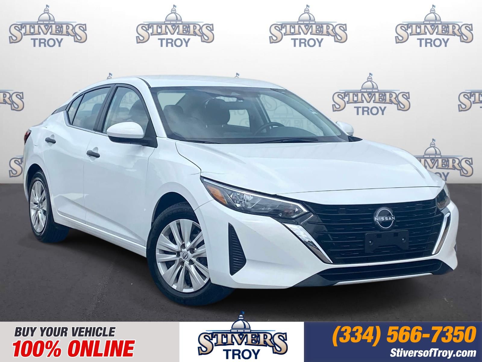 White (Fresh Powder) 2025 Nissan Sentra Sedan Front-Wheel Drive Continuously Variable Transmission