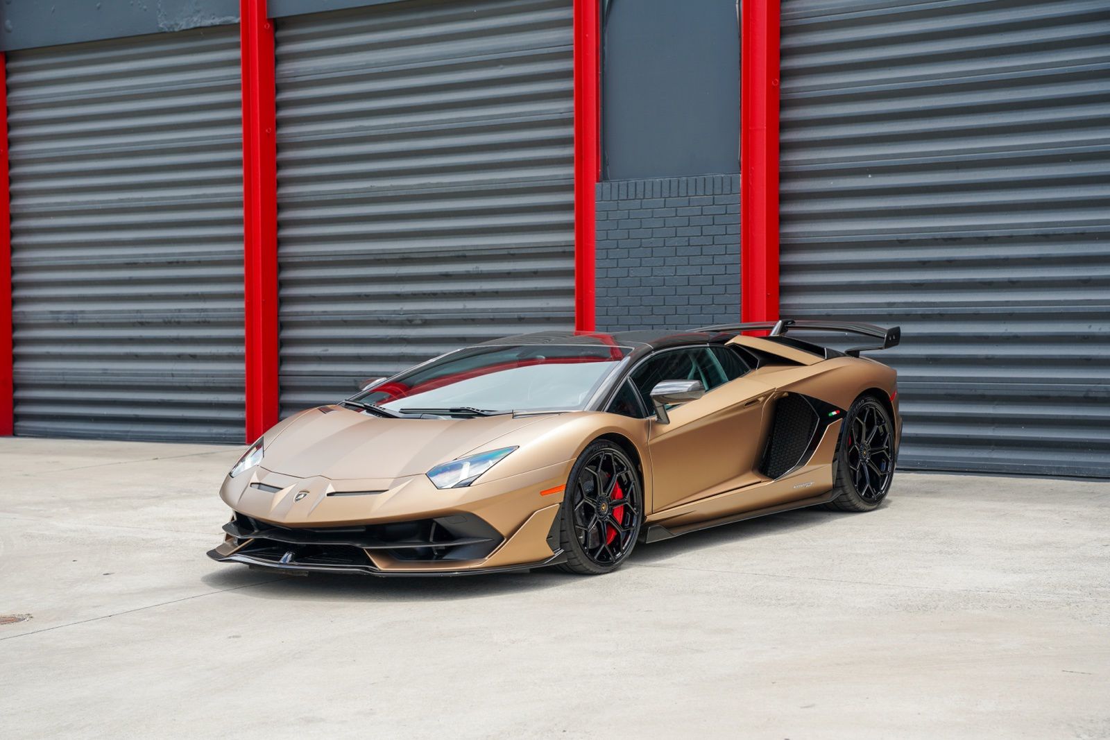 Gold 2020 Lamborghini Aventador Coupe All-Wheel Drive 7-Speed Automatic