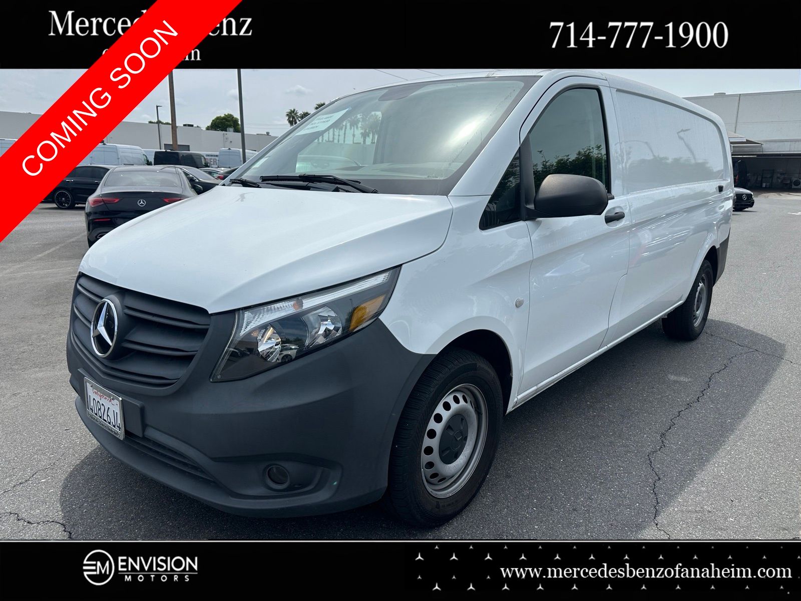 Arctic White 2023 Mercedes-Benz Metris Van Rear-Wheel Drive 9-Speed Automatic