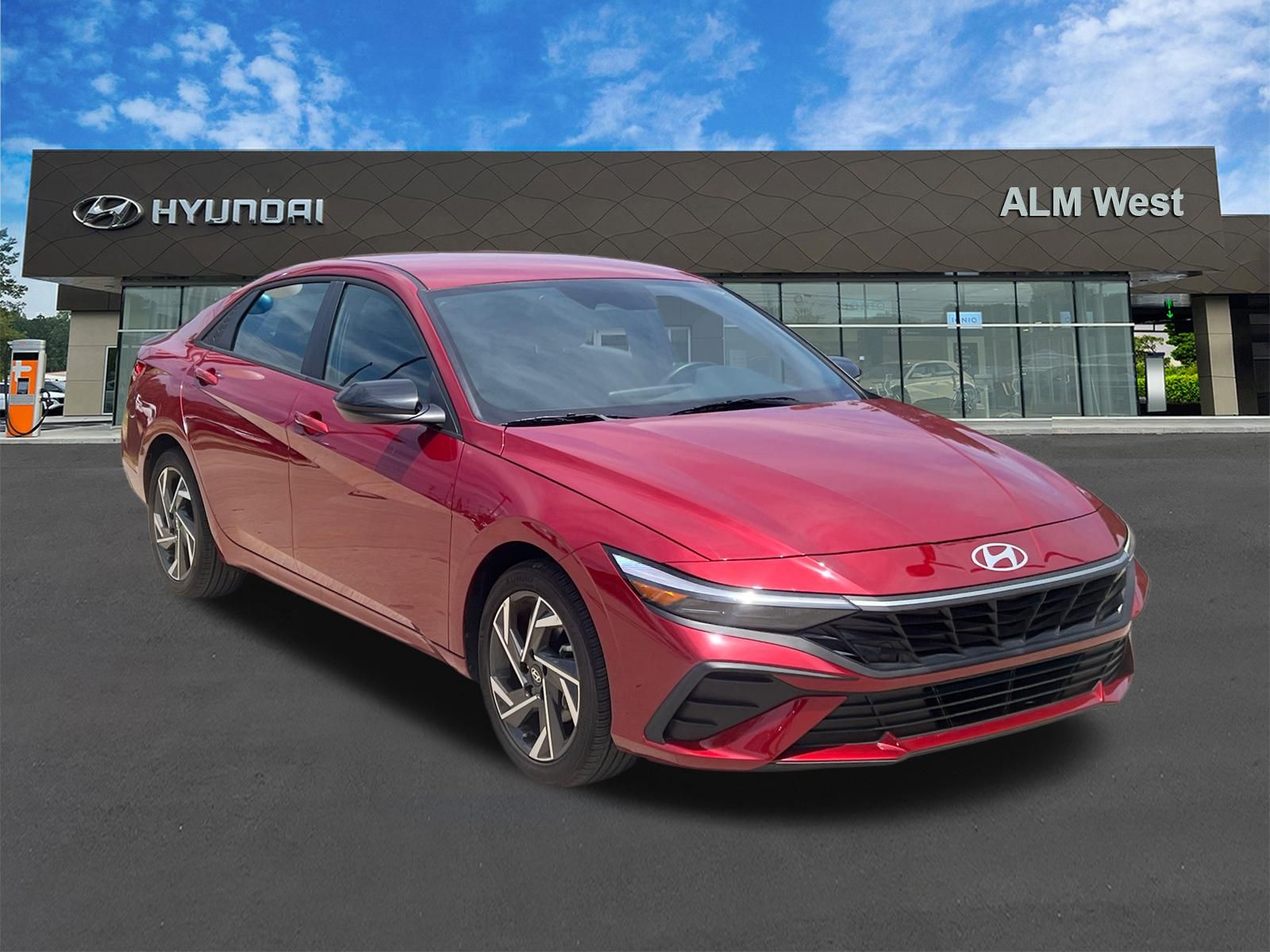 Certified Used 2025 Red Hyundai SEL Sport image 3