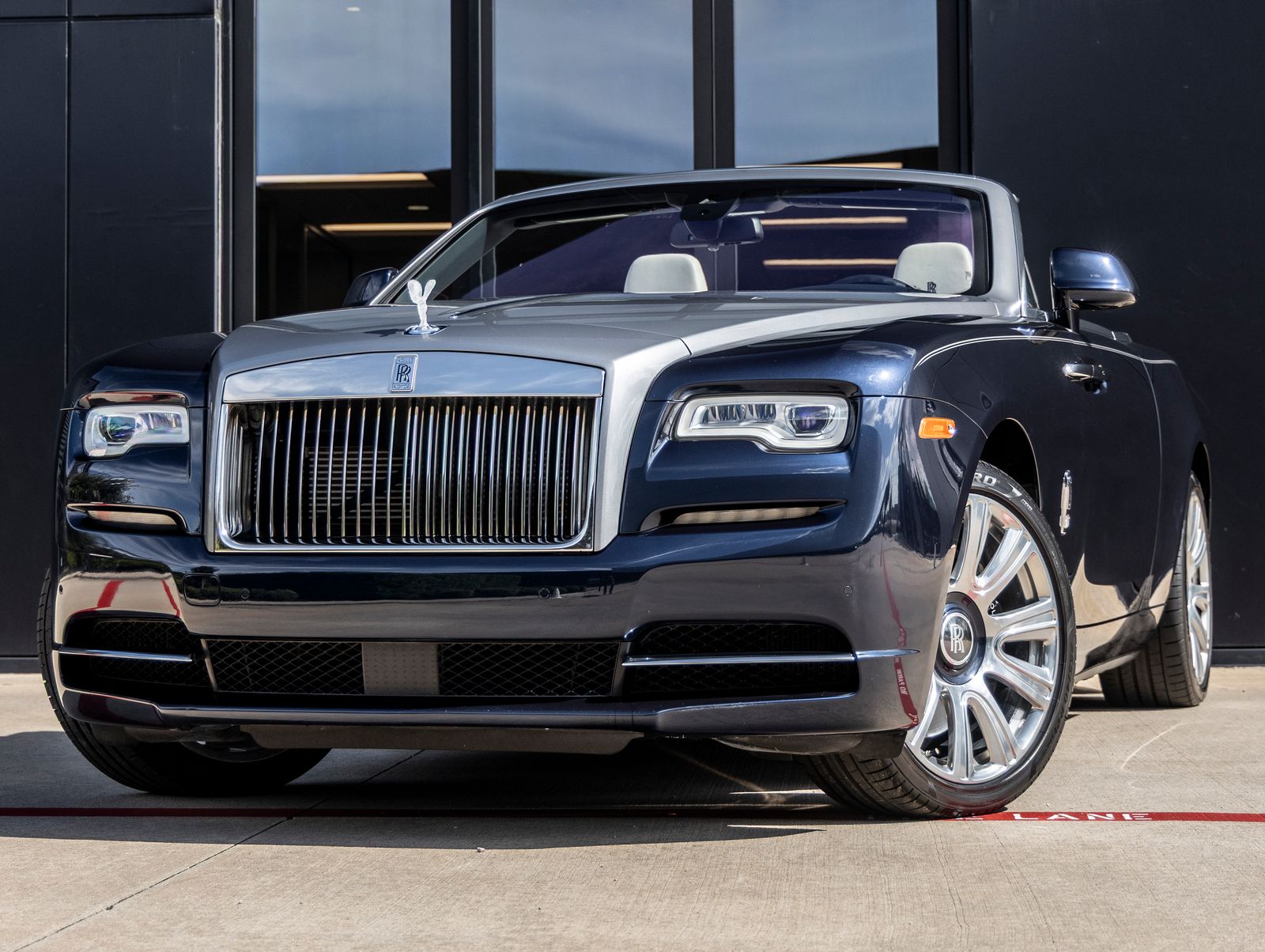 Navy Blue 2016 Rolls-Royce Dawn Convertible Rear-Wheel Drive 8-Speed Automatic
