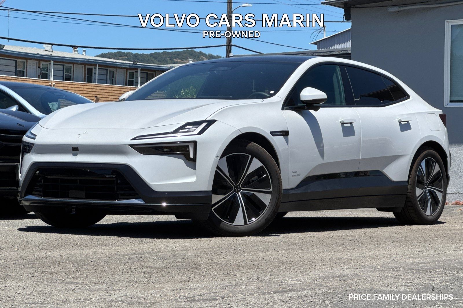 White (Snow Metallic) 2026 Polestar 4 Coupe All-Wheel Drive 1-Speed Automatic