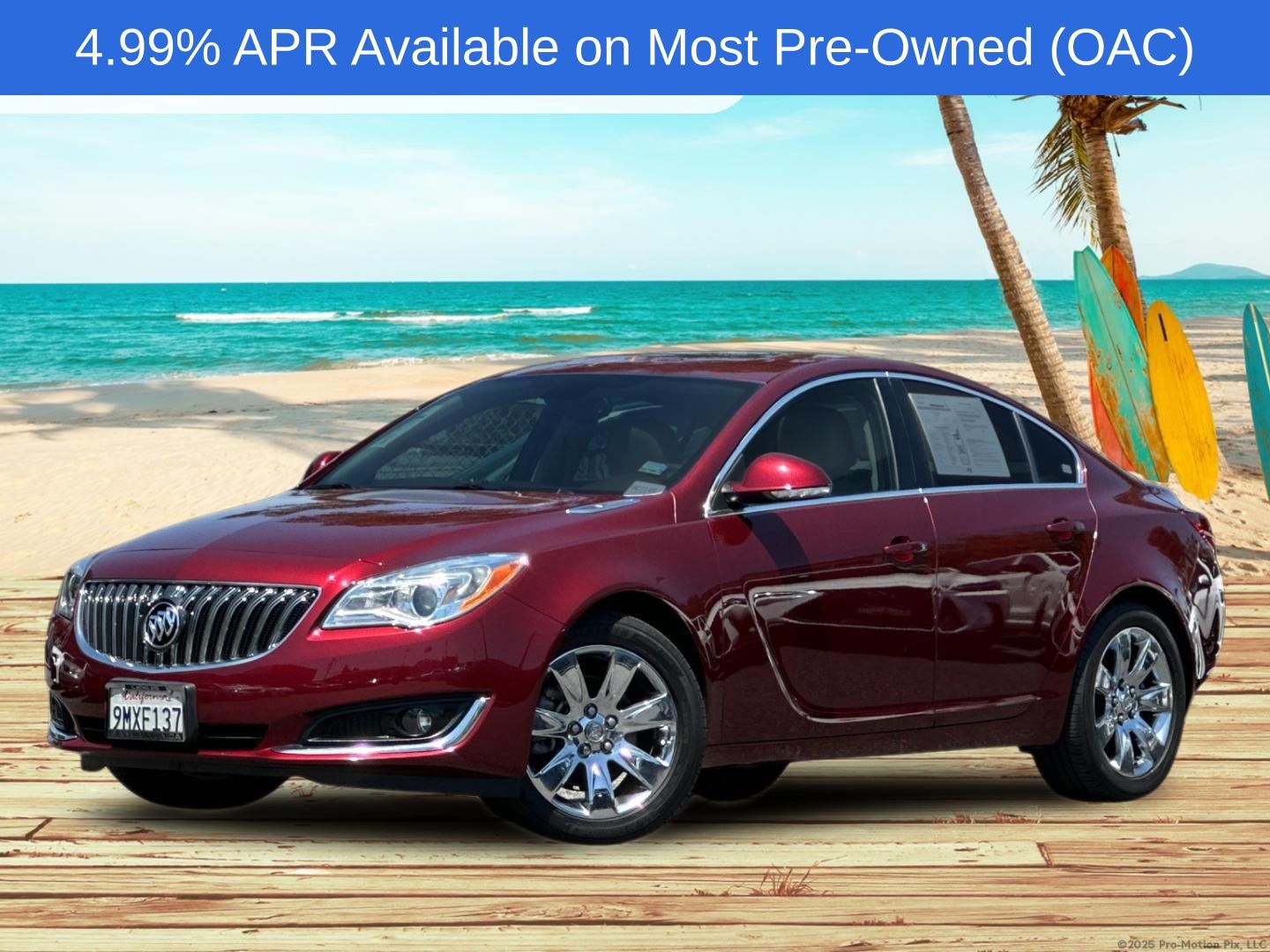 Crimson Red Tintcoat 2016 Buick Regal Sedan FWD Sedan Front-Wheel Drive 6-Speed Automatic