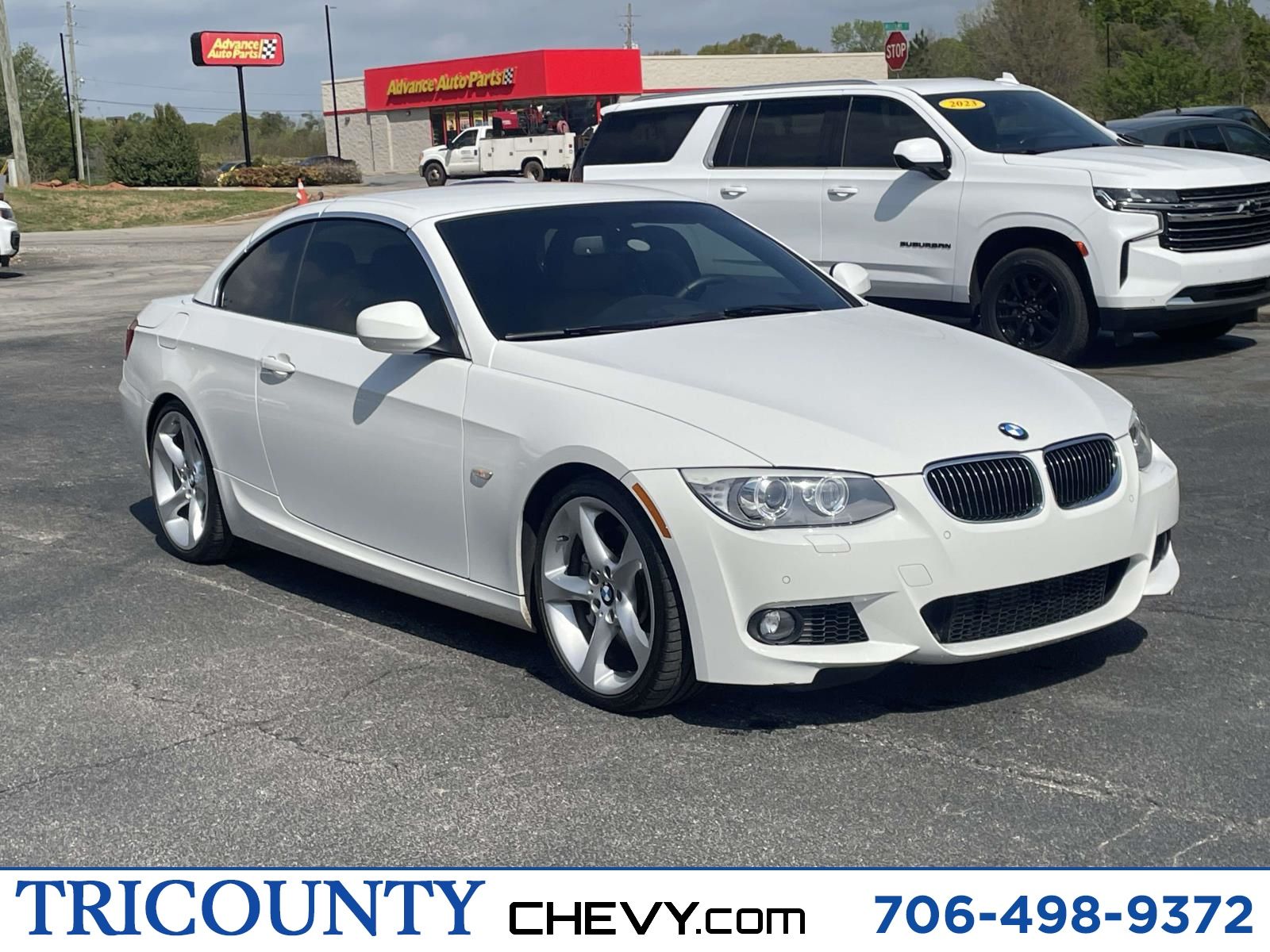 Alpine White 2013 BMW 3 Series 335i Convertible RWD Convertible Rear-Wheel Drive 6-Speed Automatic