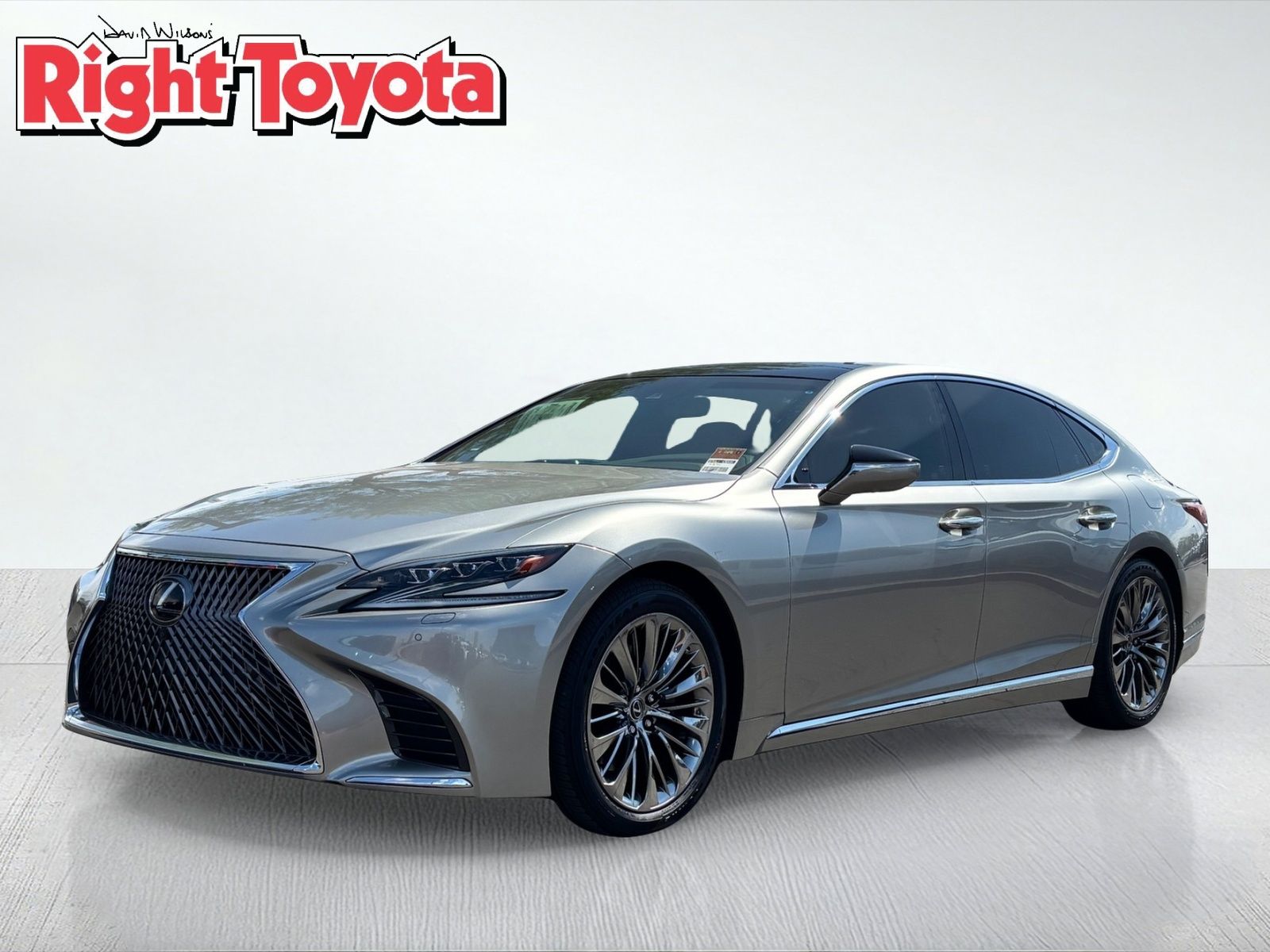 Silver 2019 Lexus LS Sedan Rear-Wheel Drive Automatic
