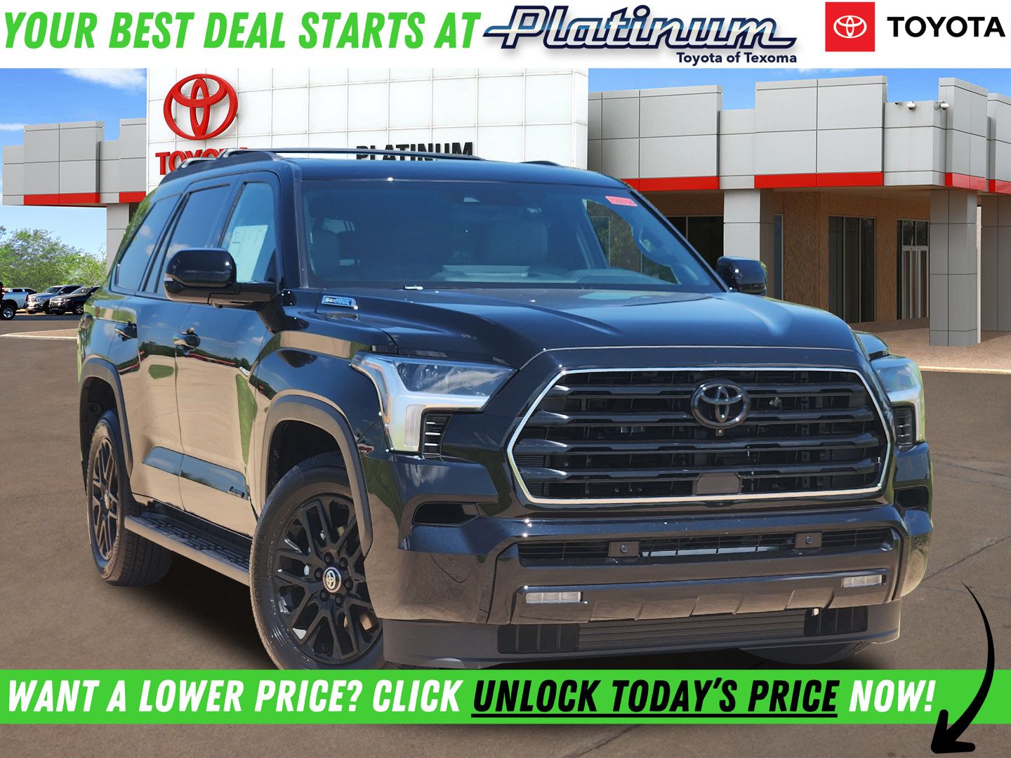 Midnight Black Metallic 2026 Toyota Sequoia Limited RWD SUV / Crossover 4X2 Automatic
