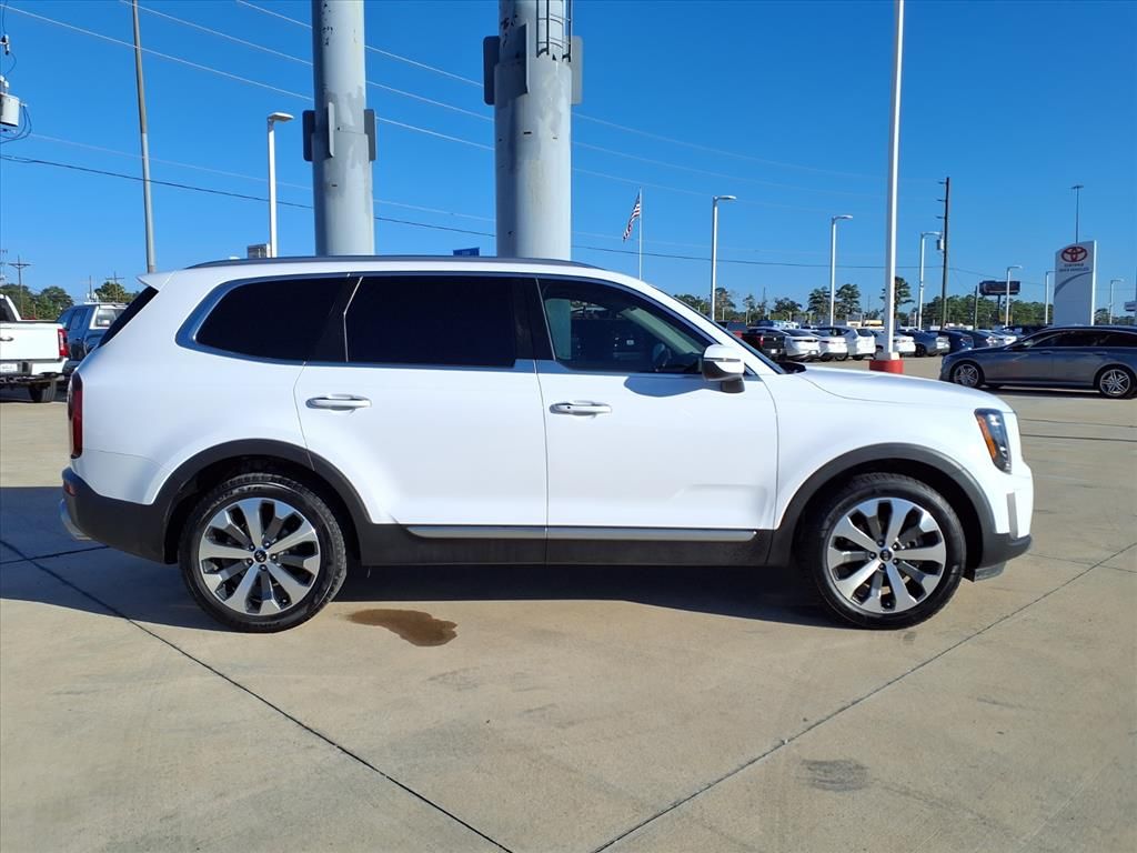 2021 Kia Telluride S White at Joe Myers Mazda Kia