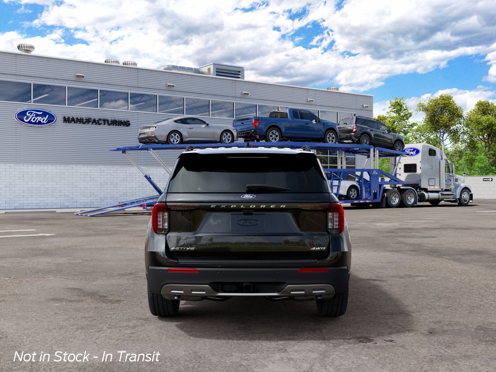 New 2027 Agate Black Metallic Ford Active image 6
