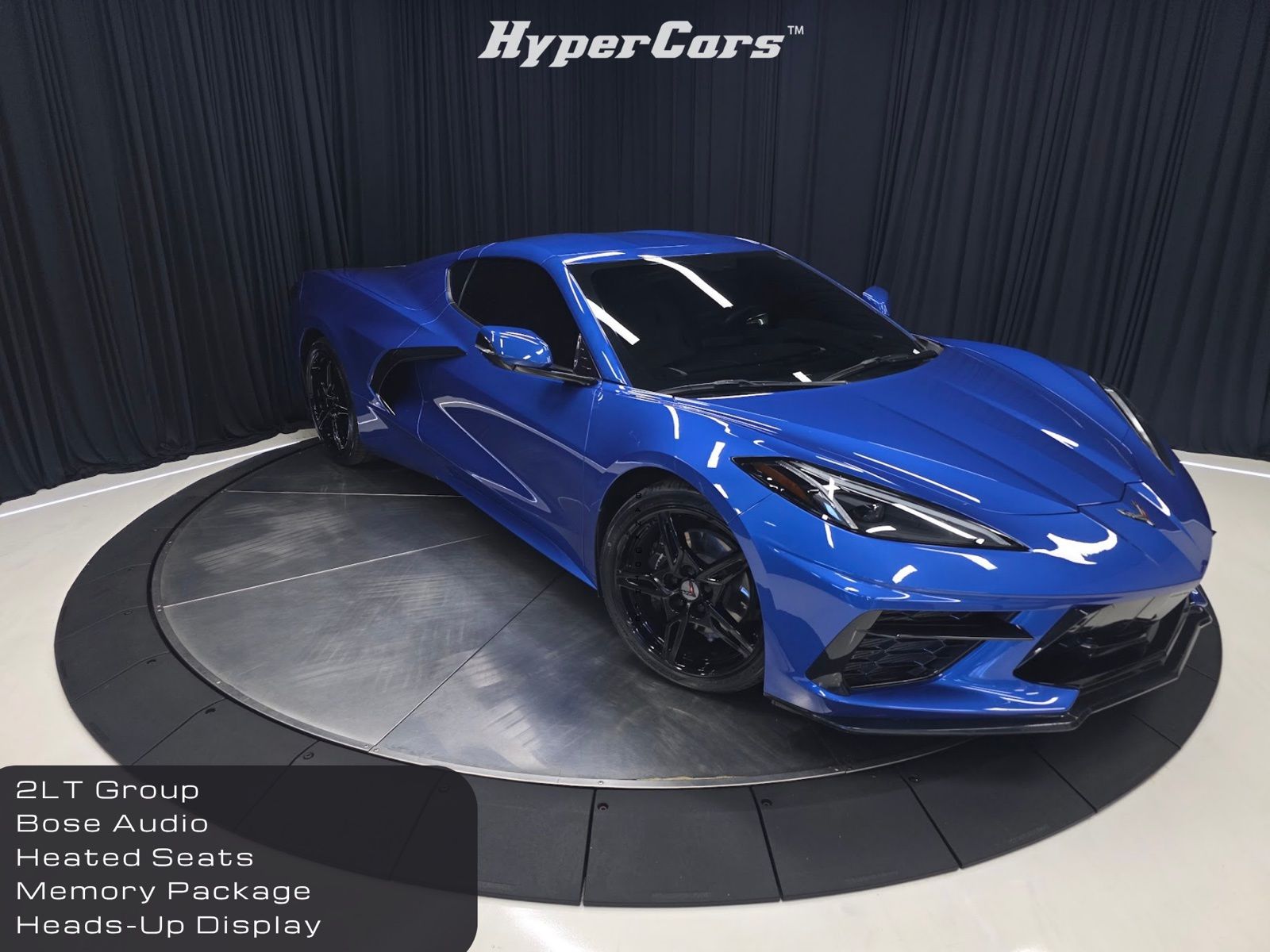 Elkhart Lake Blue Metallic 2020 Chevrolet Corvette Stingray 2LT Coupe RWD Coupe Rear-Wheel Drive 8-Speed Dual Clutch