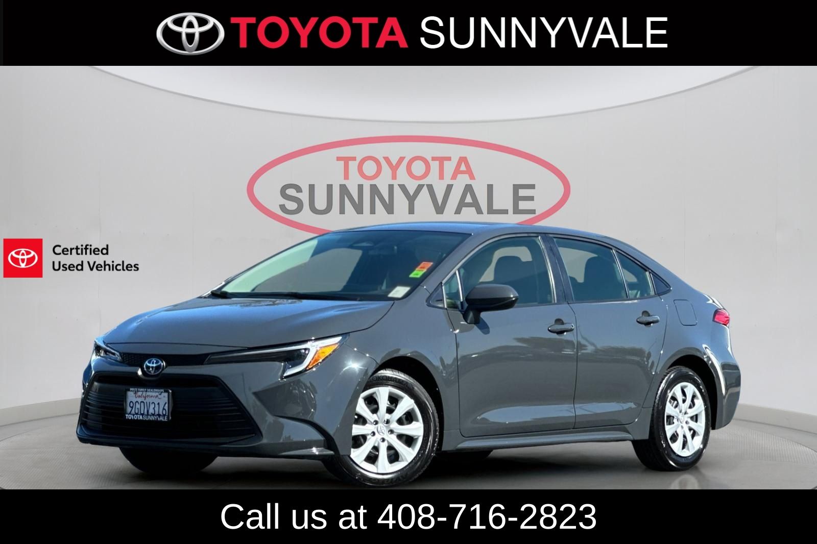Underground 2023 Toyota Corolla Hybrid Sedan Front-Wheel Drive Continuously Variable Transmission