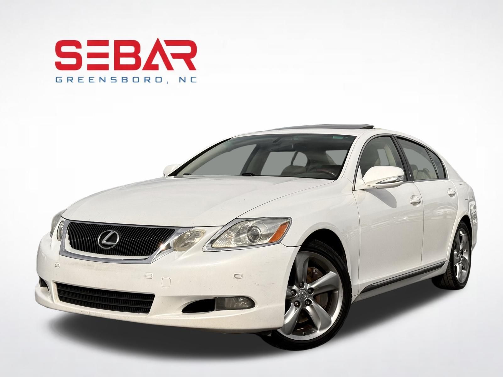 White 2008 Lexus GS Sedan Rear-Wheel Drive 6-Speed Automatic