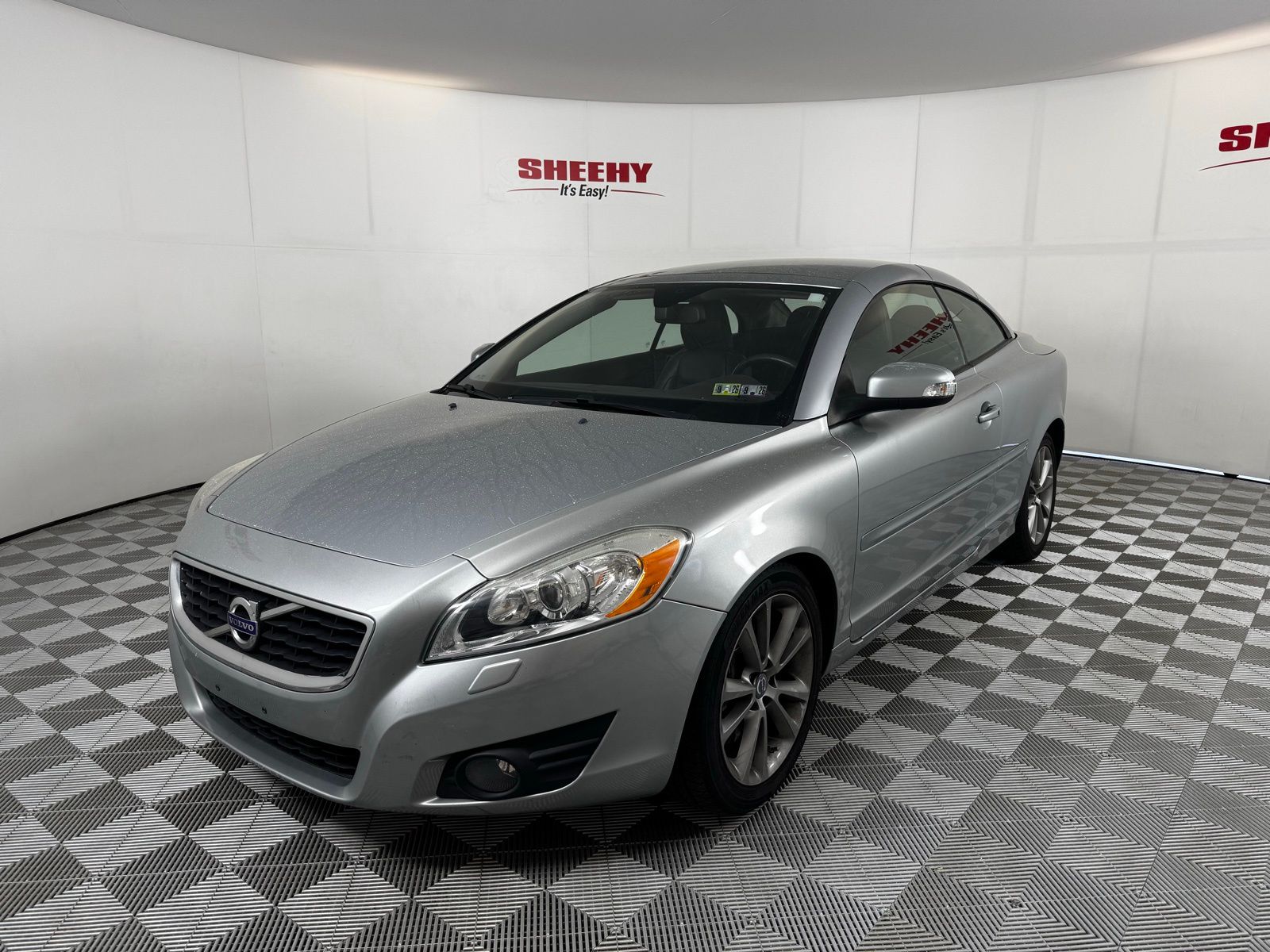 Electric Silver Metallic 2012 Volvo C70 T5 Convertible Front-Wheel Drive 5-Speed Automatic