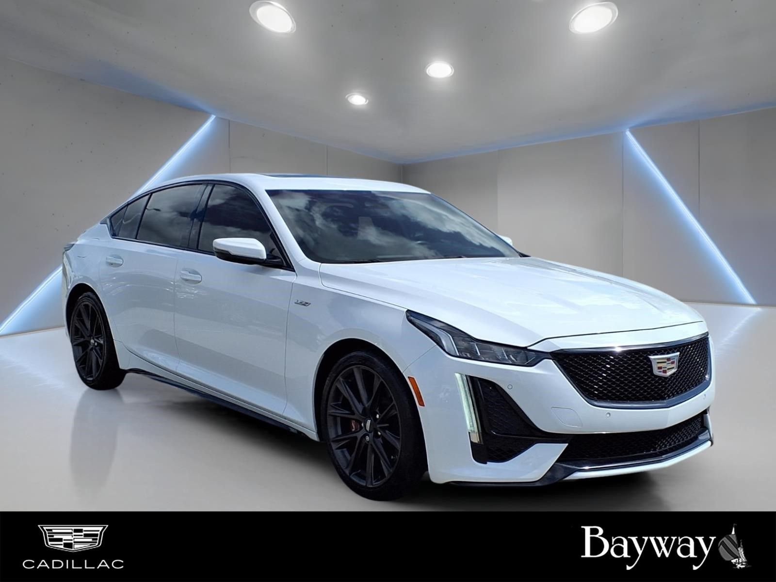2024 Cadillac CT5 V-Series White at AutoSavvy Houston Southwest