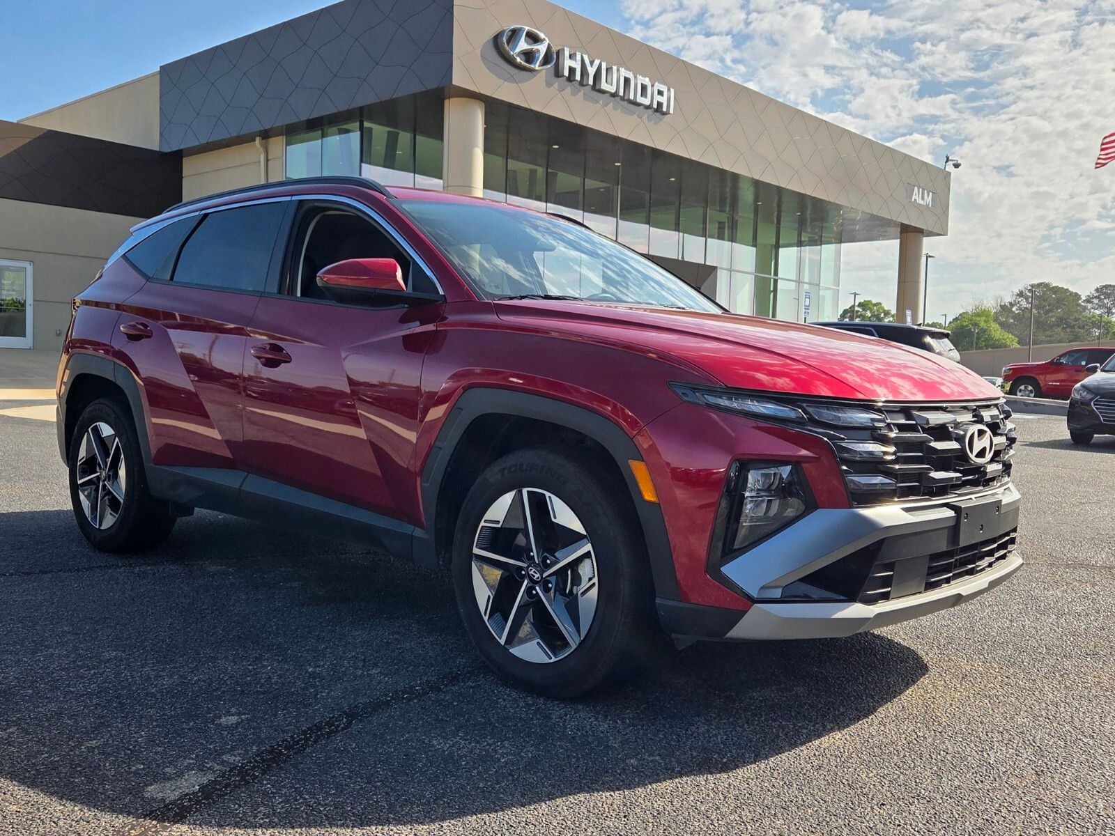 Ultimate Red 2025 Hyundai Tucson SEL AWD SUV / Crossover All-Wheel Drive 8-Speed Automatic