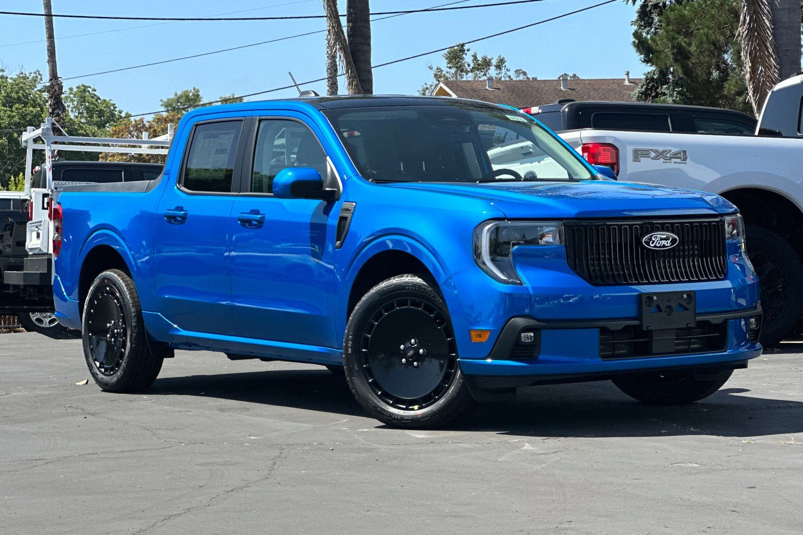 Blue 2025 Ford Maverick Pickup Truck All-Wheel Drive 7-Speed Automatic