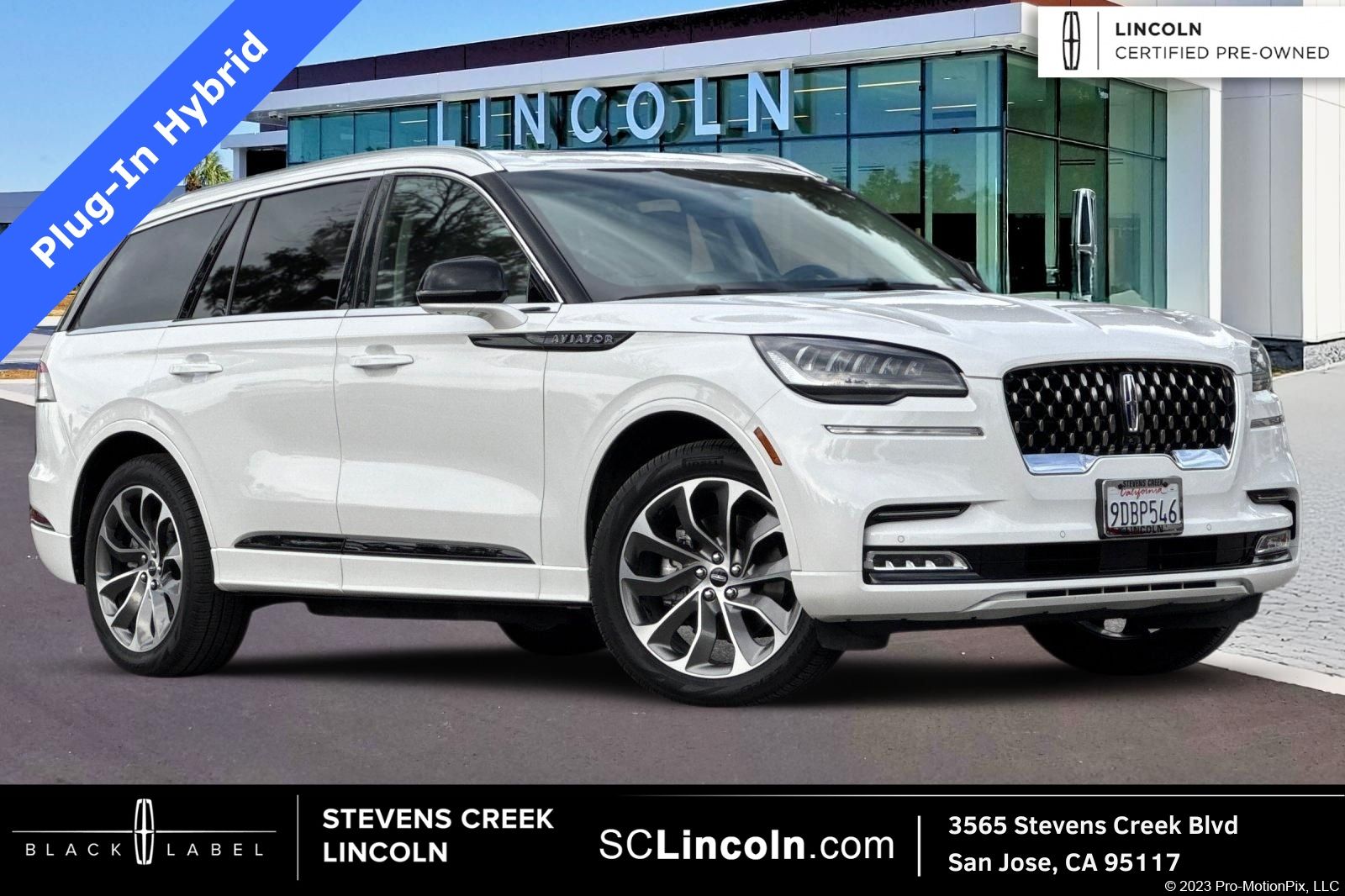 Pristine White Metallic Tri-Coat 2022 Lincoln Aviator Grand Touring AWD SUV / Crossover All-Wheel Drive Automatic