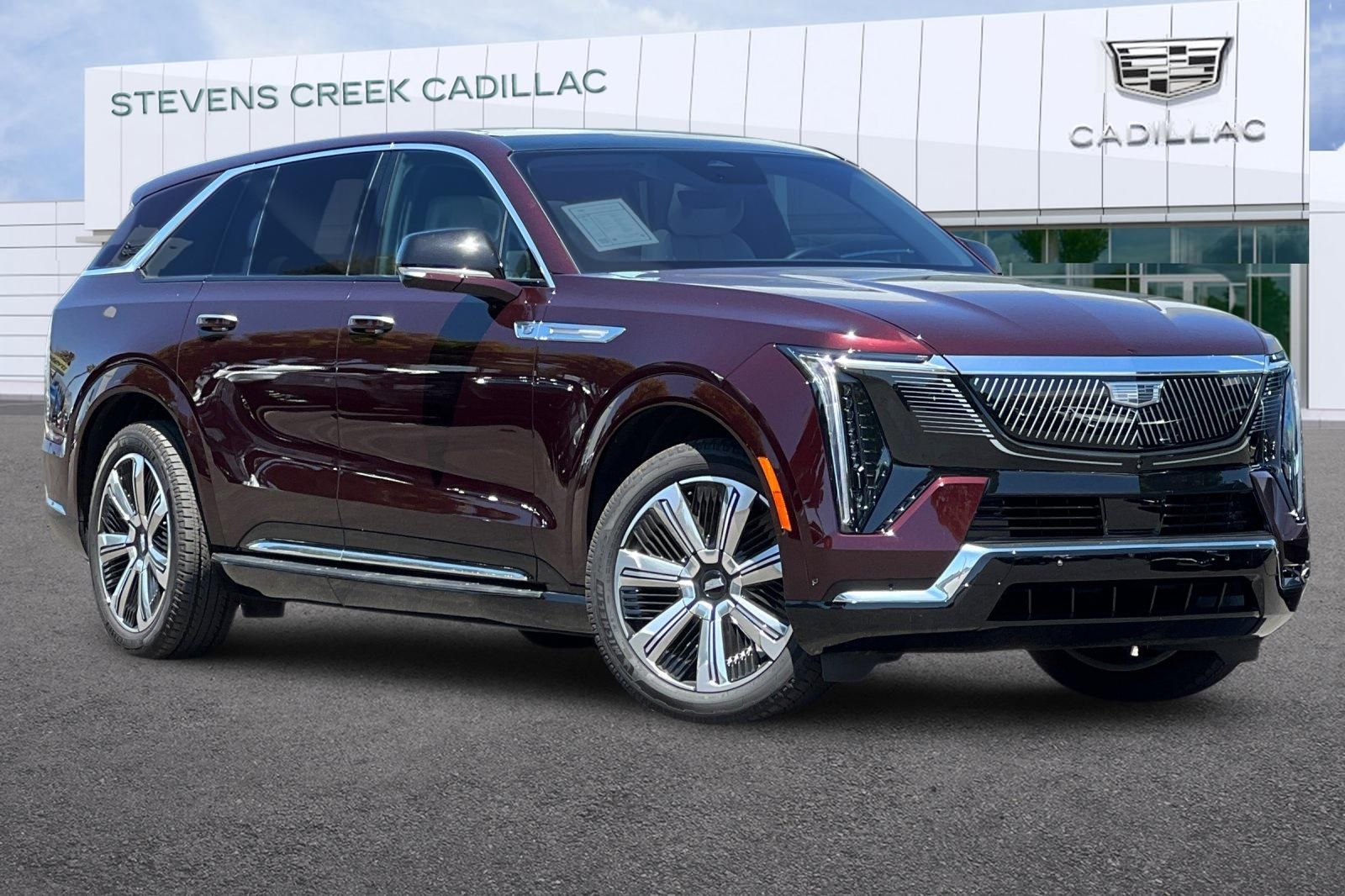 Black Cherry Tintcoat 2026 Cadillac Escalade IQ SUV / Crossover All-Wheel Drive 1-Speed Automatic