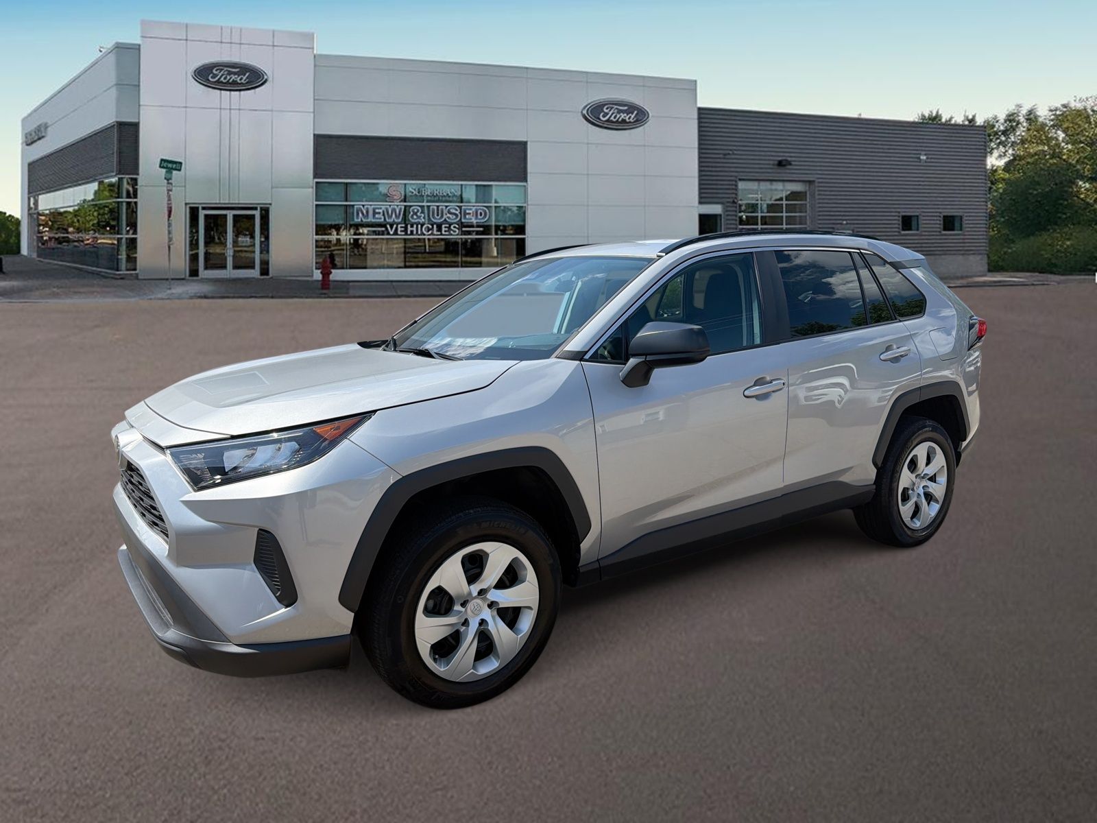 Silver Sky Metallic 2021 Toyota RAV4 SUV / Crossover Front-Wheel Drive 8-Speed Automatic