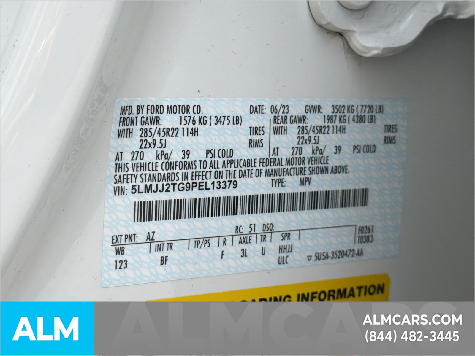 Used 2023 White Lincoln Black Label image 41