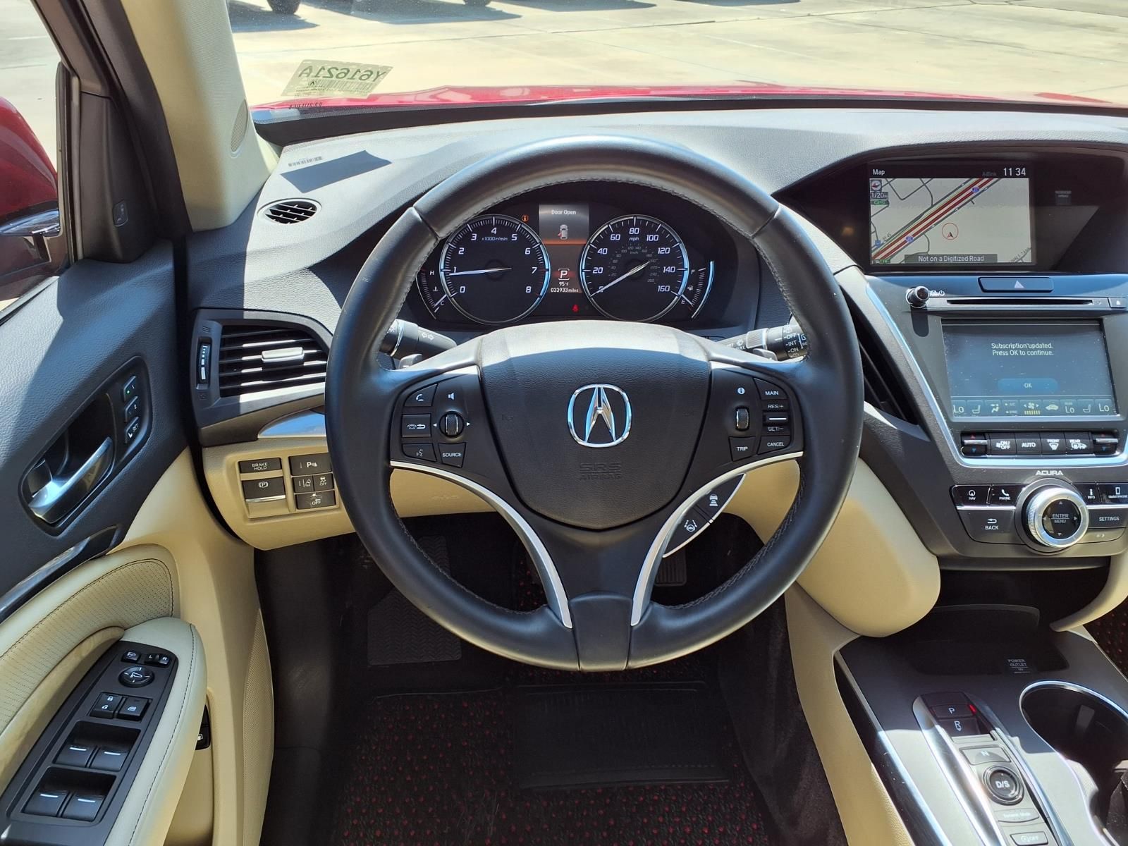 2020 Acura MDX Technology Red at Genesis of Spring