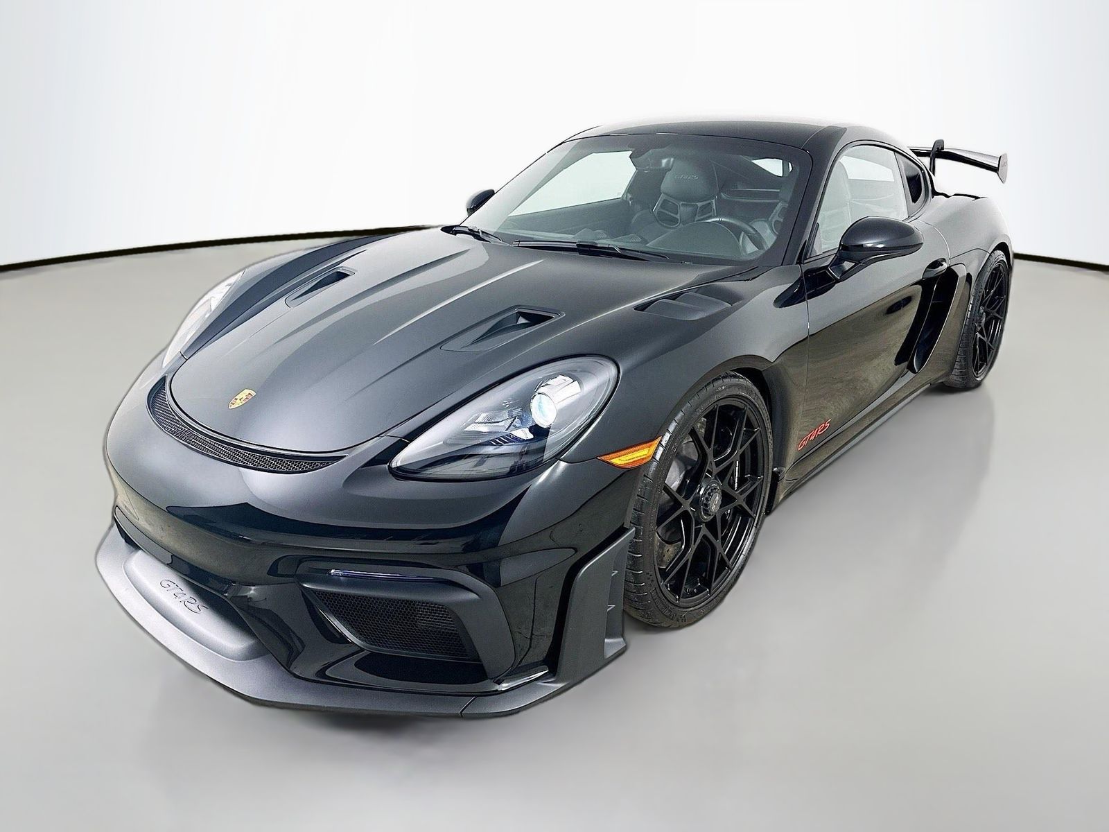 Black 2023 Porsche 718 Cayman GT4 RS RWD Coupe Rear-Wheel Drive 7-Speed Automatic