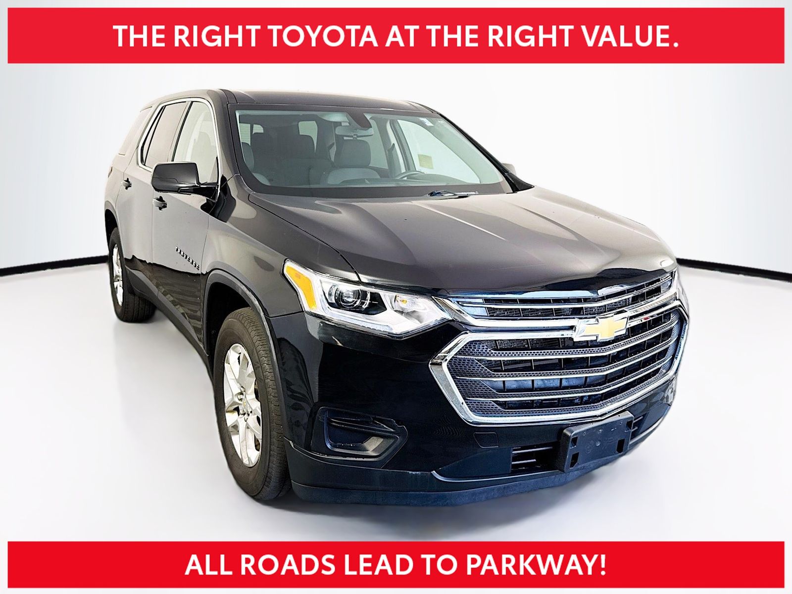 Mosaic Black Metallic 2020 Chevrolet Traverse SUV / Crossover Four-Wheel Drive 9-Speed Automatic