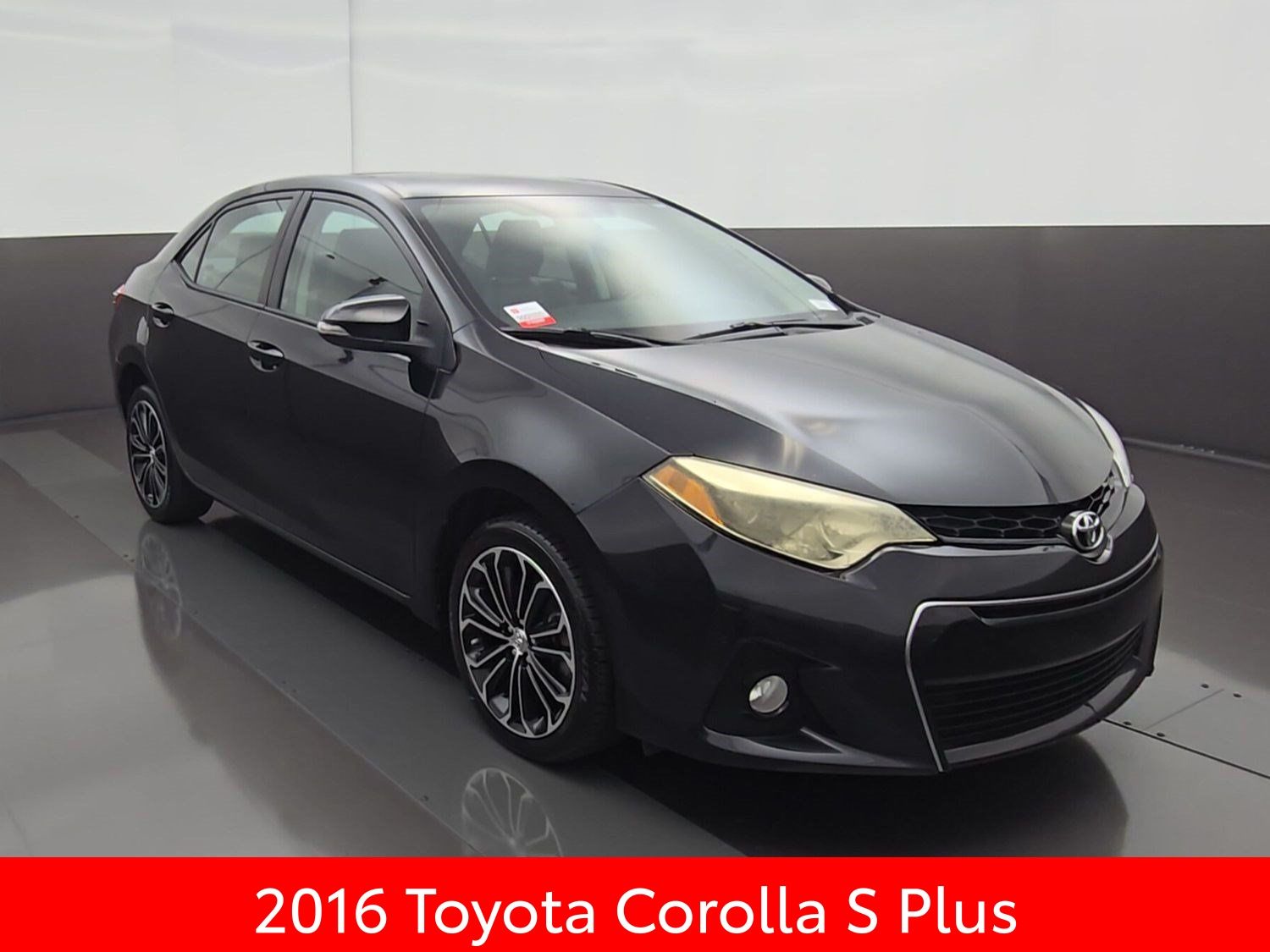 Black Sand Pearl 2016 Toyota Corolla Sedan Front-Wheel Drive Continuously Variable Transmission