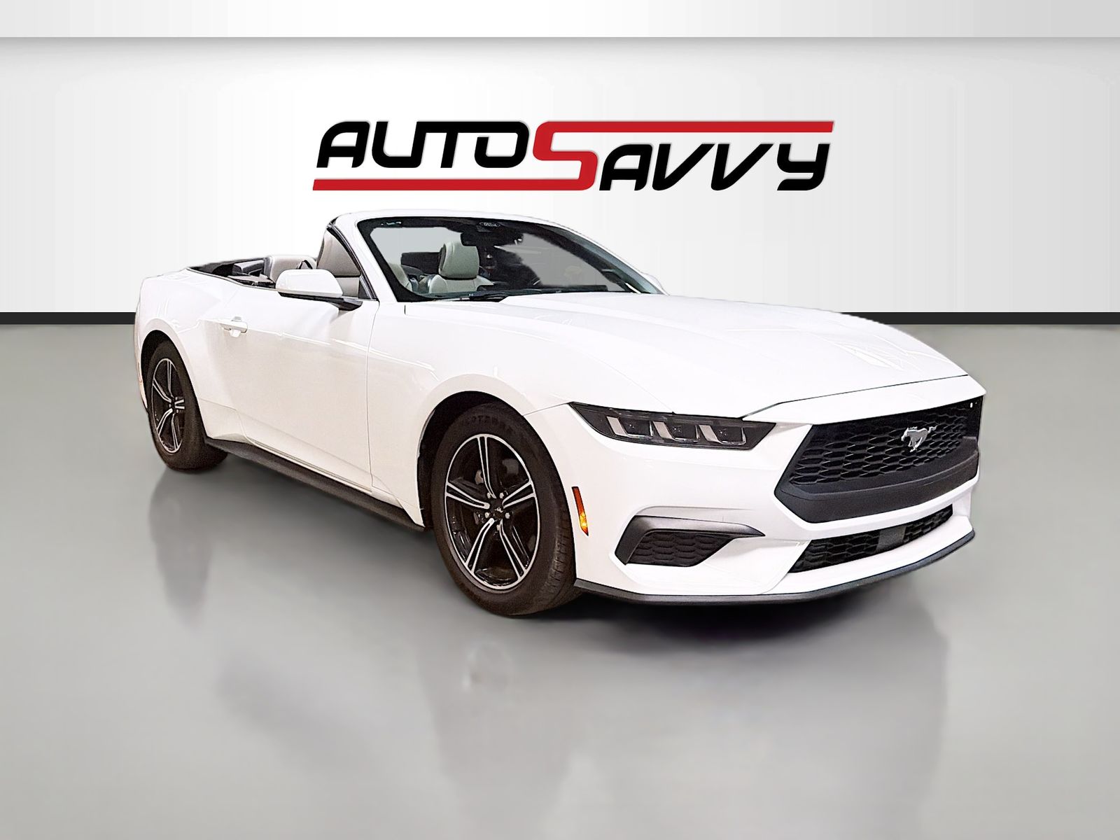 Oxford White 2024 Ford Mustang EcoBoost Premium Convertible RWD Convertible Rear-Wheel Drive Automatic
