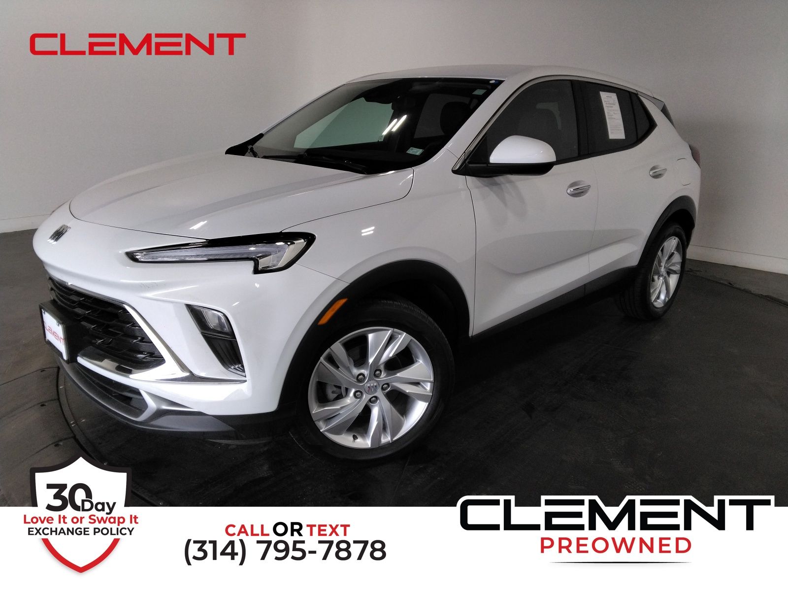 Summit White 2025 Buick Encore GX Preferred FWD SUV / Crossover Front-Wheel Drive Continuously Variable Transmission