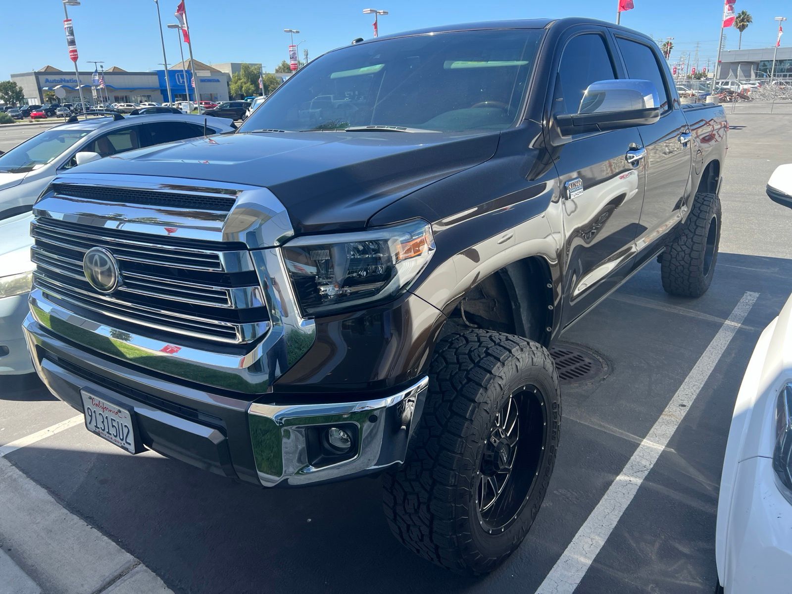 Smoked Mesquite 2019 Toyota Tundra Pickup Truck Four-Wheel Drive 6-Speed Automatic