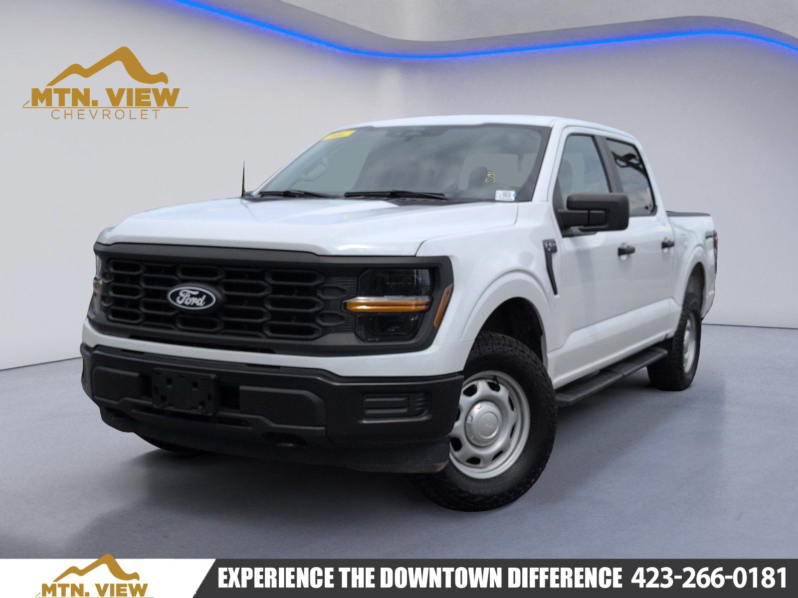 Oxford White 2024 Ford F-150 XL SuperCrew 4WD Pickup Truck Four-Wheel Drive Automatic