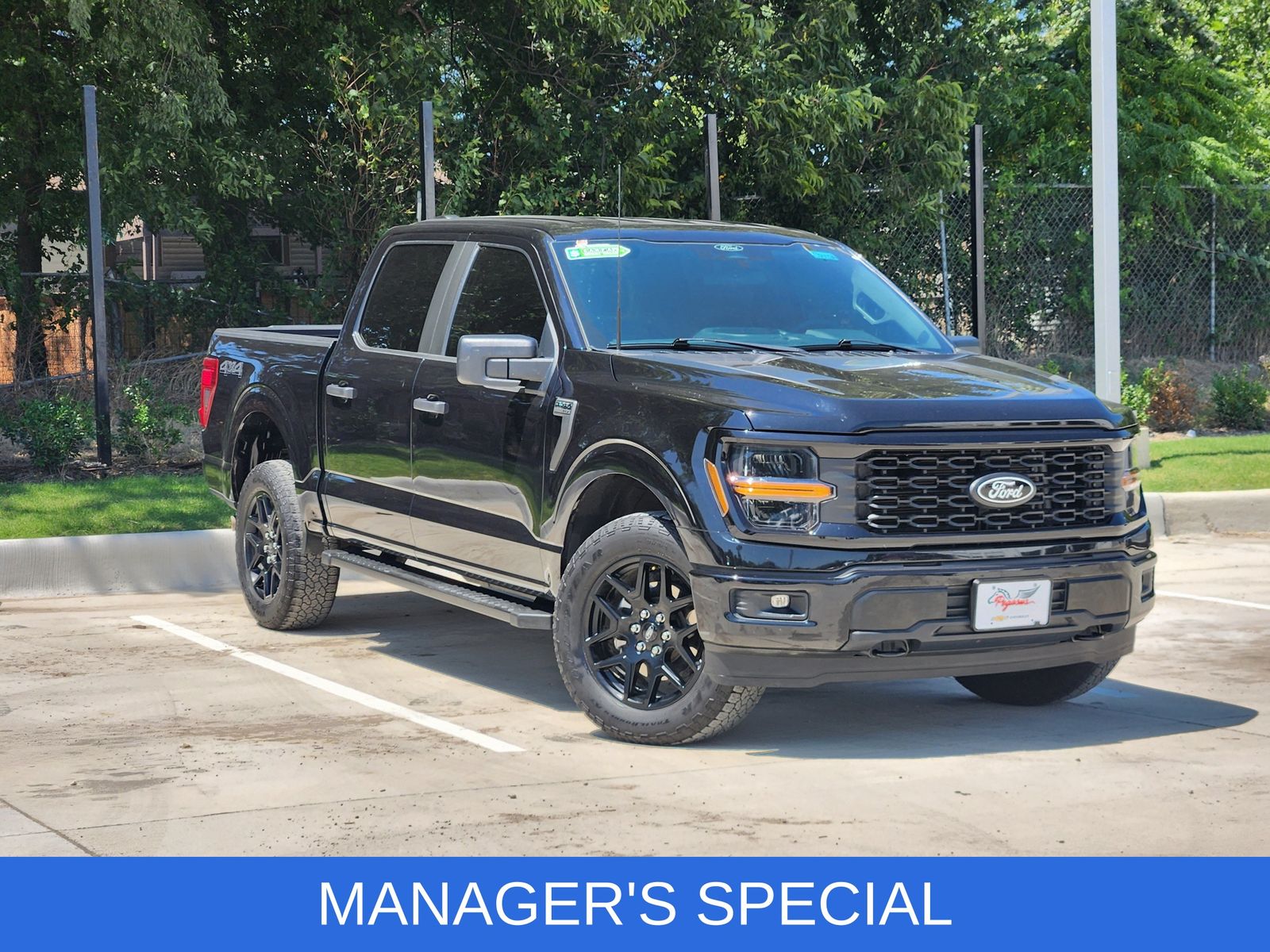 Black Metallic 2024 Ford F-150 Pickup Truck Four-Wheel Drive Automatic