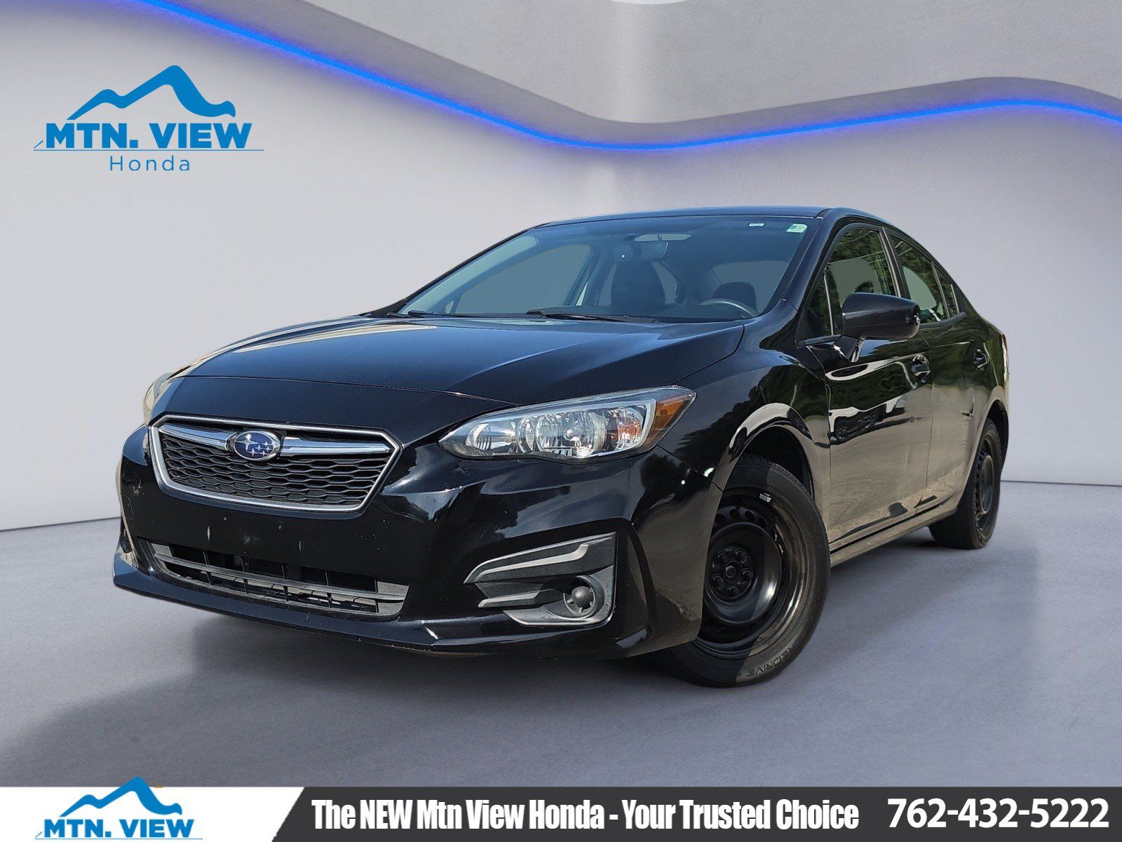 Crystal Black Silica 2019 Subaru Impreza Sedan All-Wheel Drive 5-Speed Manual