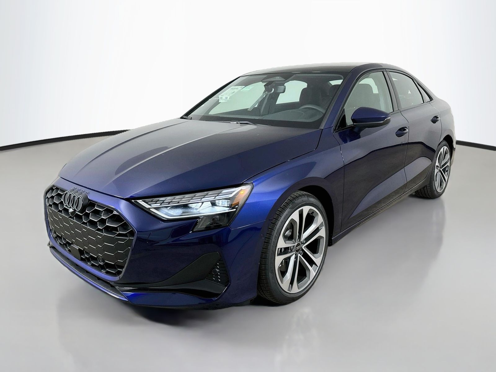 Navarra Blue Metallic 2026 Audi A3 Sedan All-Wheel Drive 7-Speed Automatic