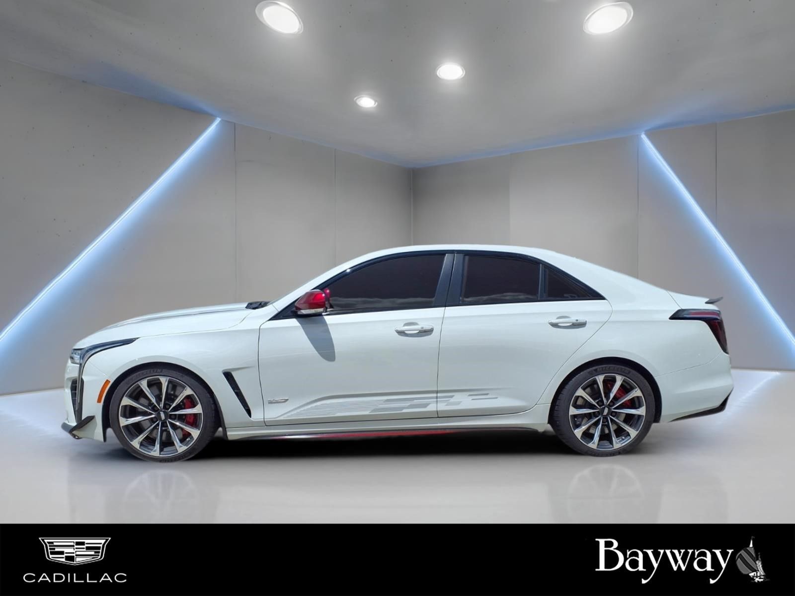 2023 Cadillac CT4 V-Series White at DeMontrond Automotive Group