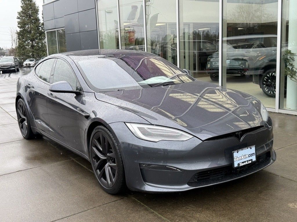 Used 2021 Tesla Model S Plaid with VIN 5YJSA1E64MF437452 for sale in Wilsonville, OR