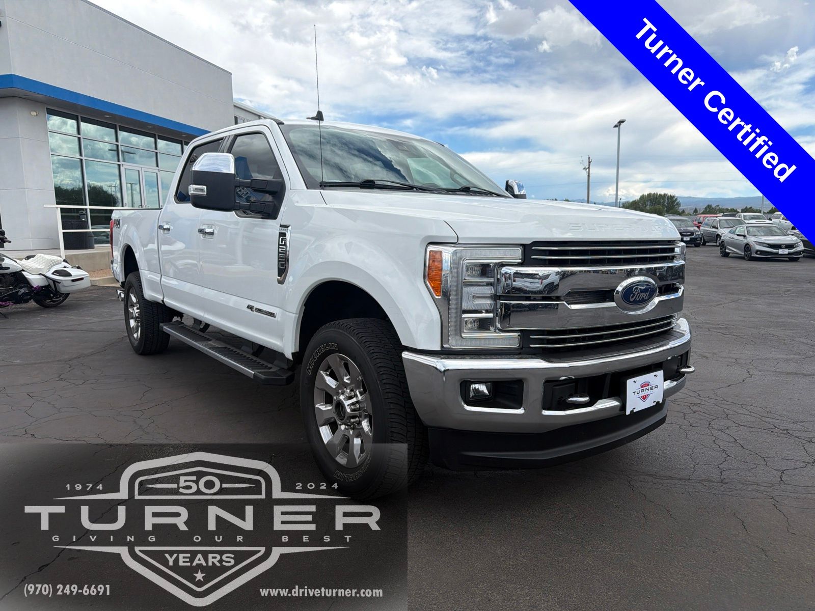 Oxford White 2019 Ford F-250 Super Duty Pickup Truck Four-Wheel Drive 6-Speed Automatic