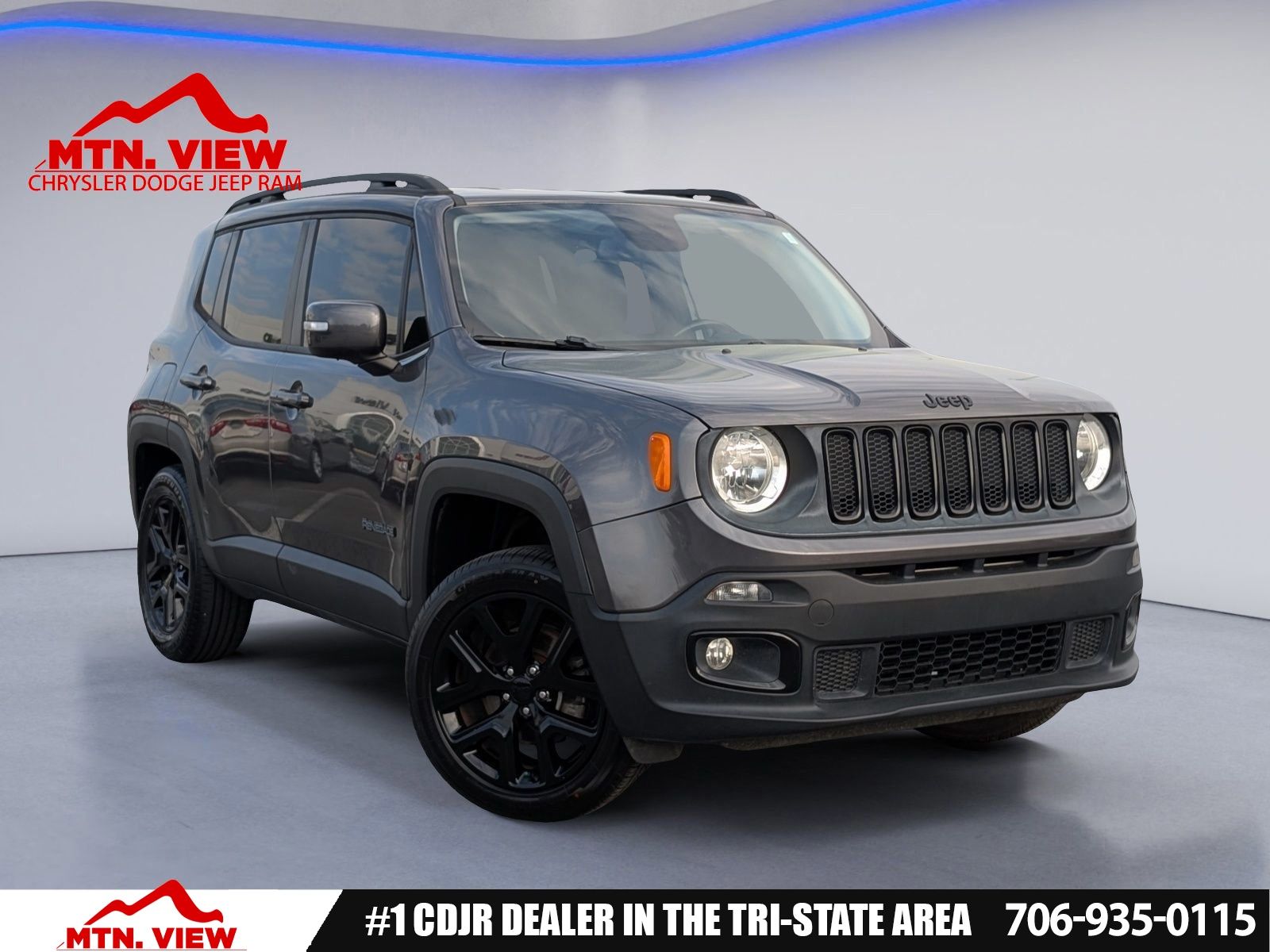 Gray (Granite Crystal Metallic Clearcoat) 2016 Jeep Renegade Latitude 4WD SUV / Crossover Four-Wheel Drive 9-Speed Automatic