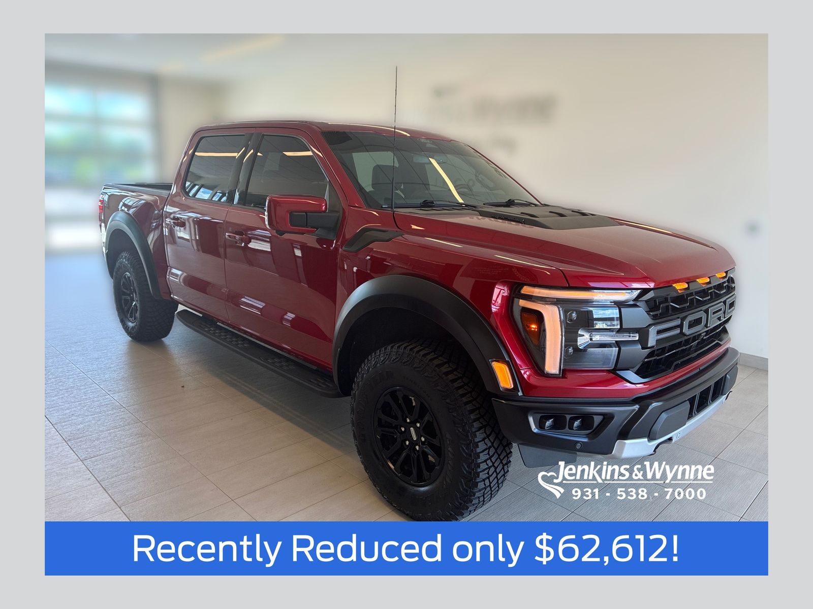 Rapid Red Metallic Tinted Clearcoat 2024 Ford F-150 Pickup Truck Four-Wheel Drive Automatic