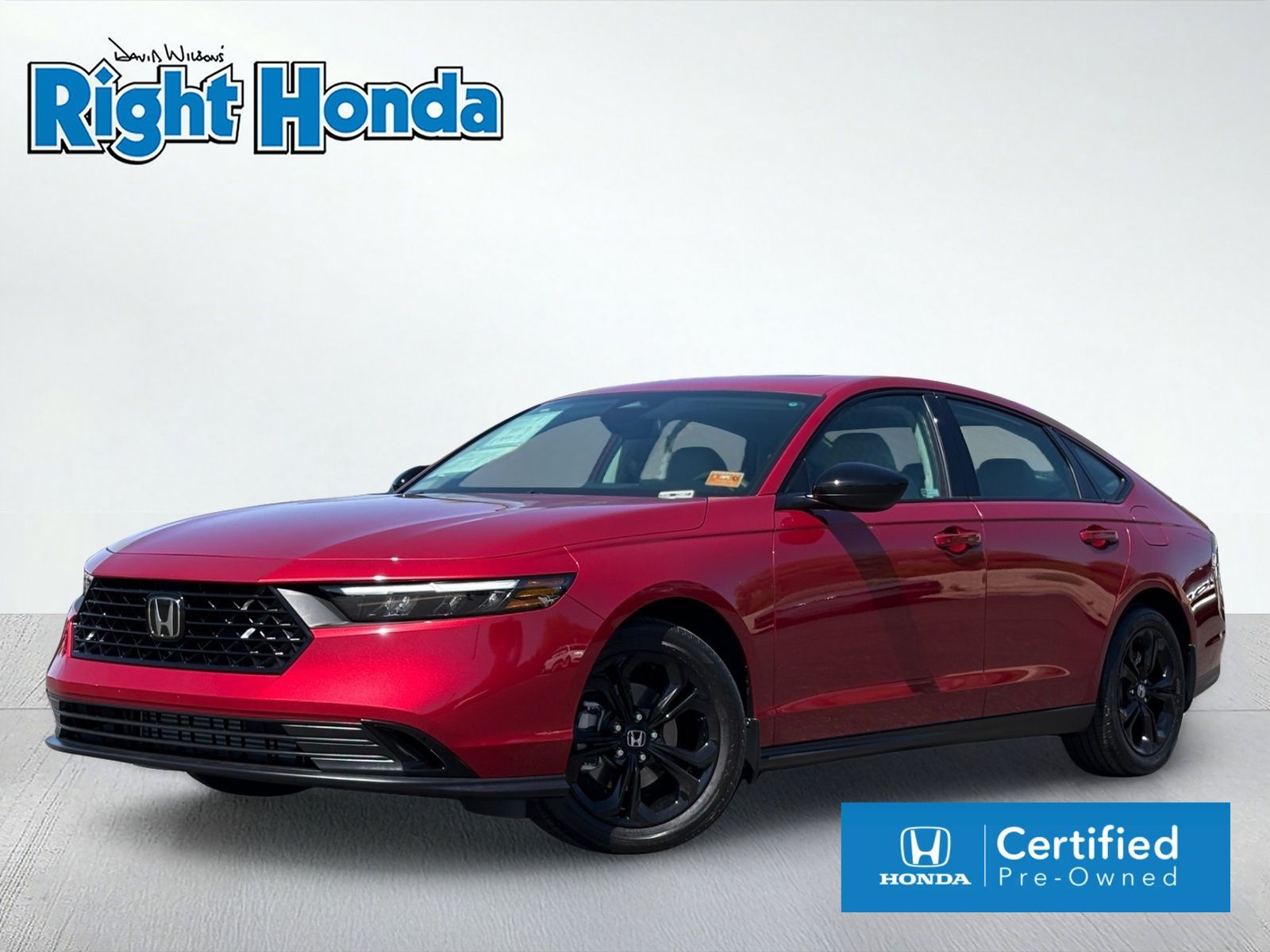 Radiant Red Metallic 2025 Honda Accord SE FWD Sedan Front-Wheel Drive Continuously Variable Transmission