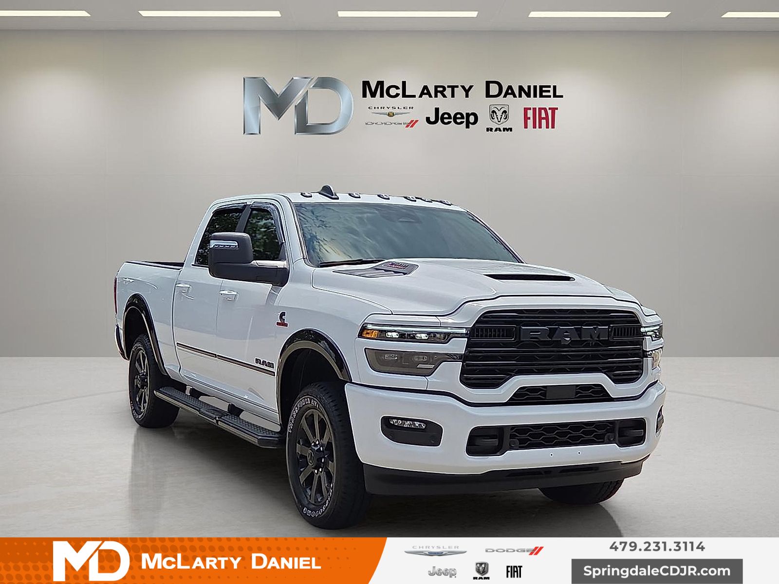 Bright White Clearcoat 2026 RAM 2500 Pickup Truck Four-Wheel Drive 8-Speed Automatic