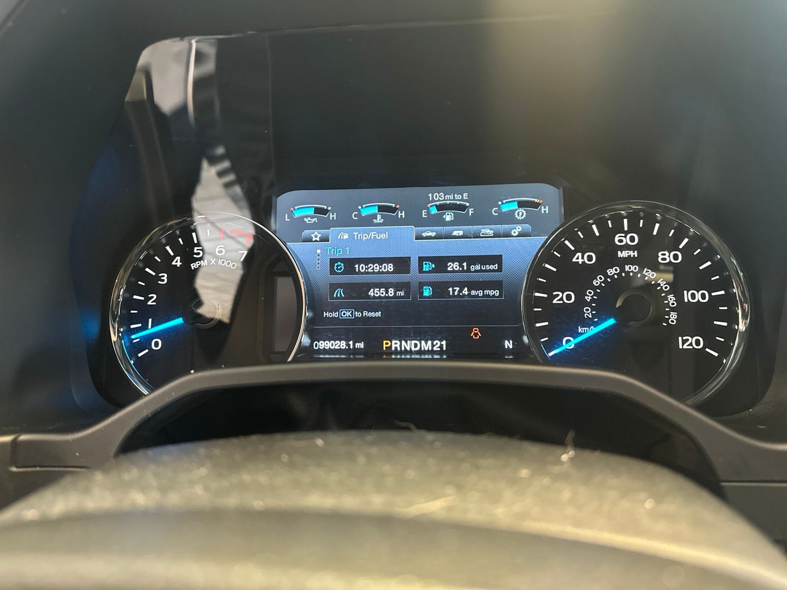 Used 2015 Blue Jeans Metallic Ford Lariat image 6